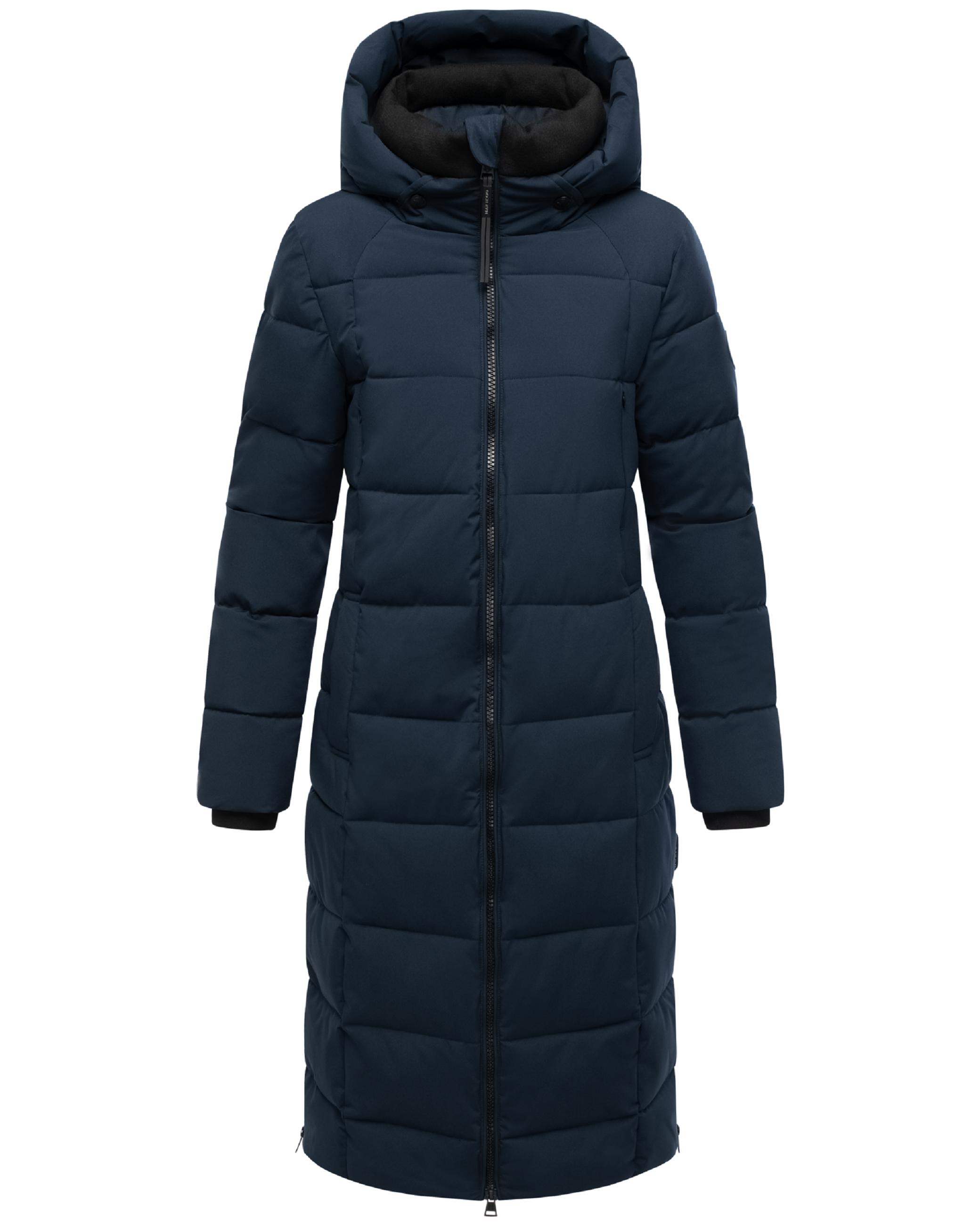 Winter Steppmantel mit Kapuze "Lanitaa XVI" Navy