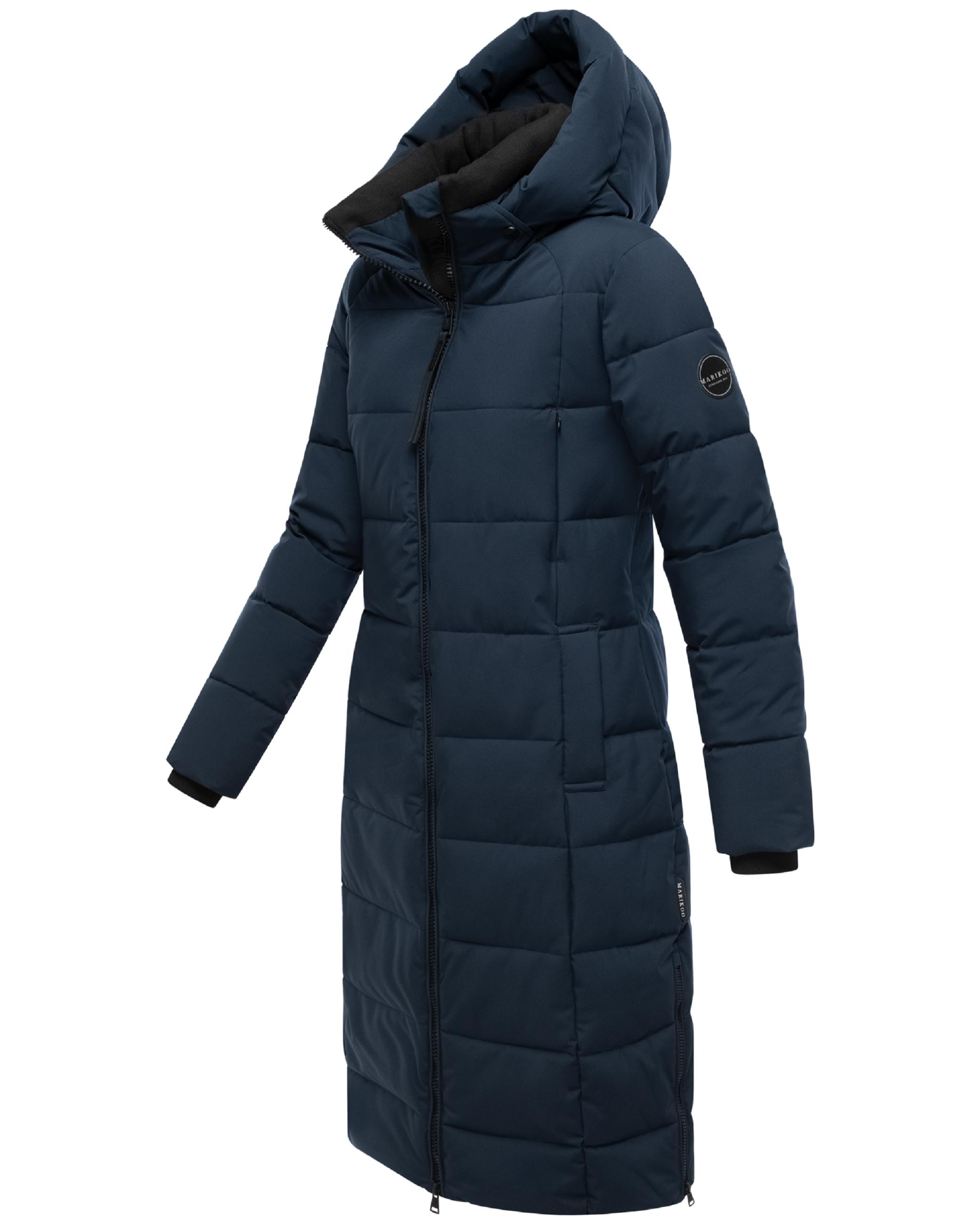 Winter Steppmantel mit Kapuze "Lanitaa XVI" Navy