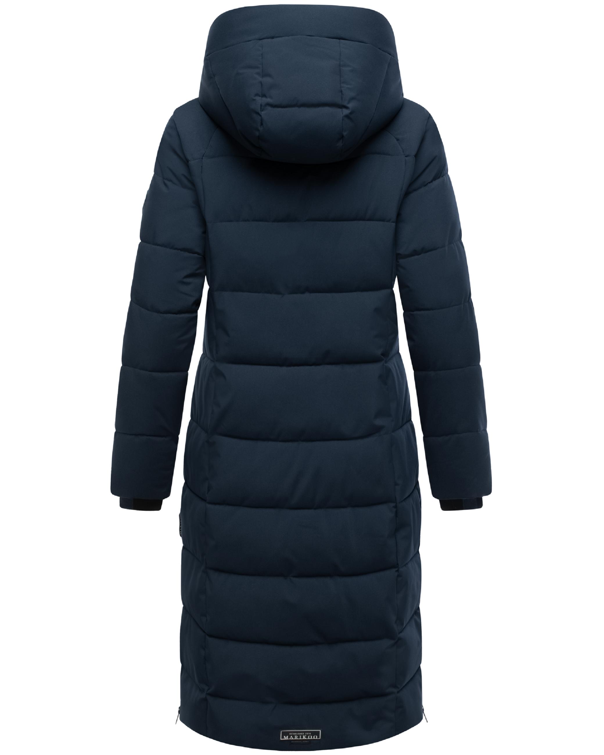 Winter Steppmantel mit Kapuze "Lanitaa XVI" Navy