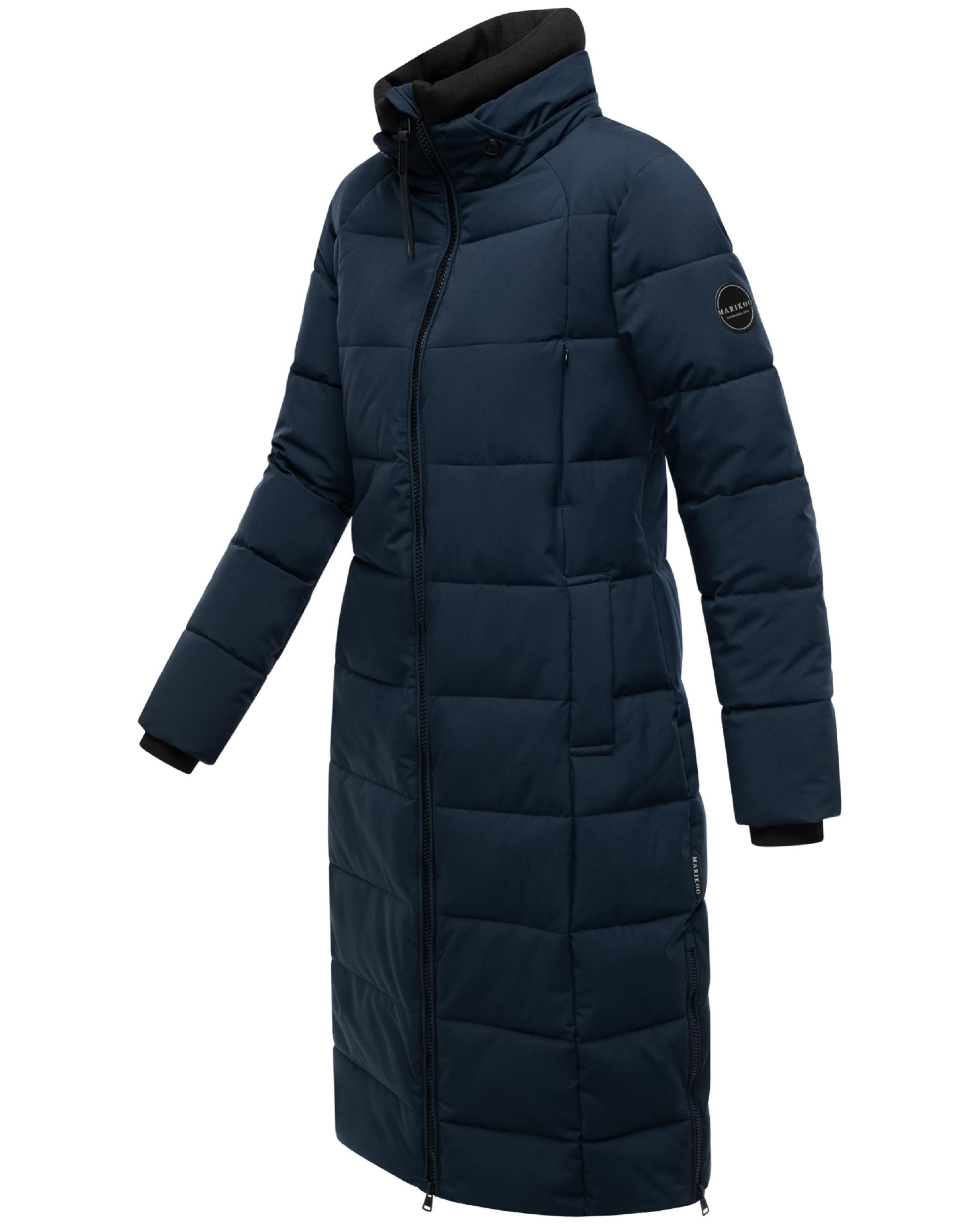 Winter Steppmantel mit Kapuze "Lanitaa XVI" Navy