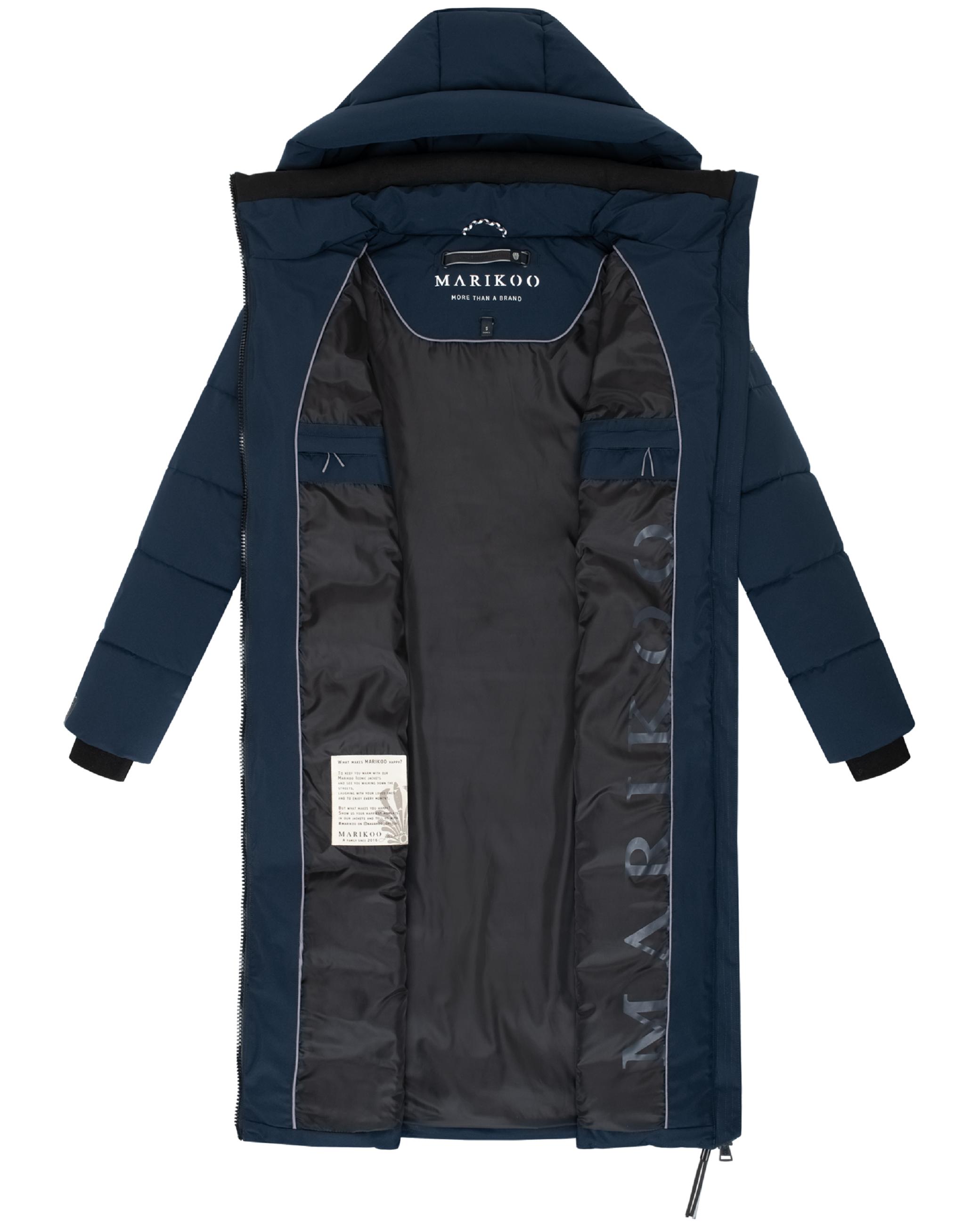 Winter Steppmantel mit Kapuze "Lanitaa XVI" Navy