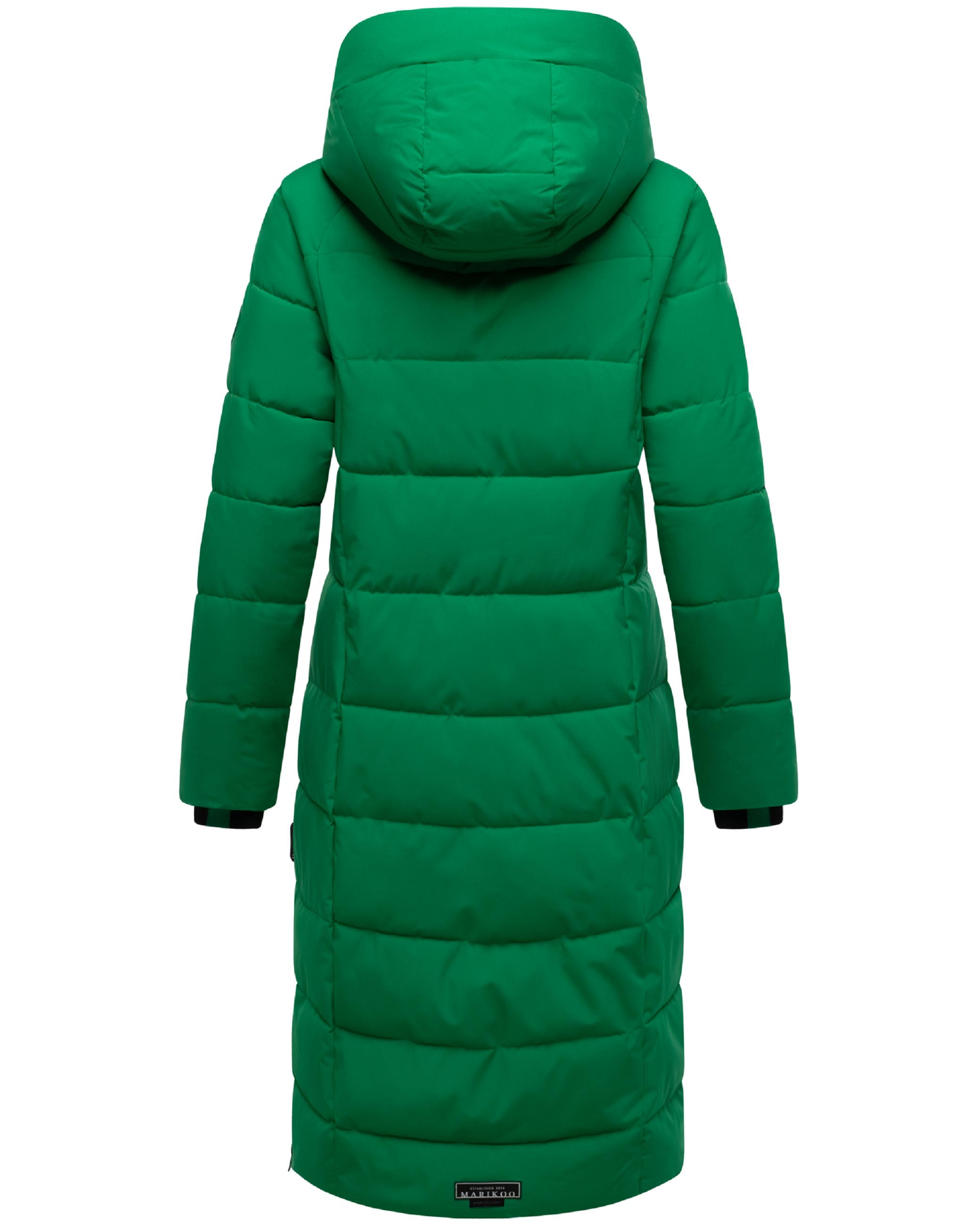 Winter Steppmantel mit Kapuze "Lanitaa XVI" Smaragd Green