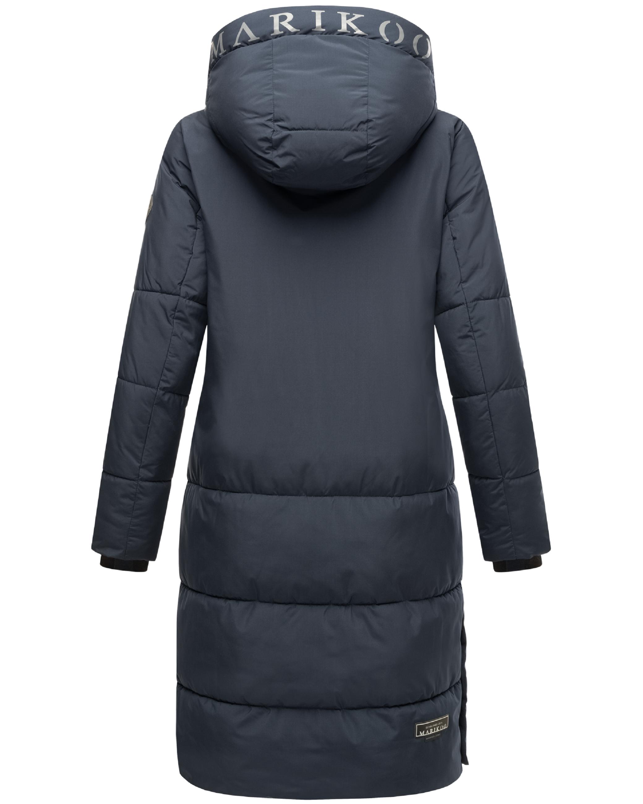 Warmer Winter Steppmantel mit Kapuze "Laryaa XVI" Navy