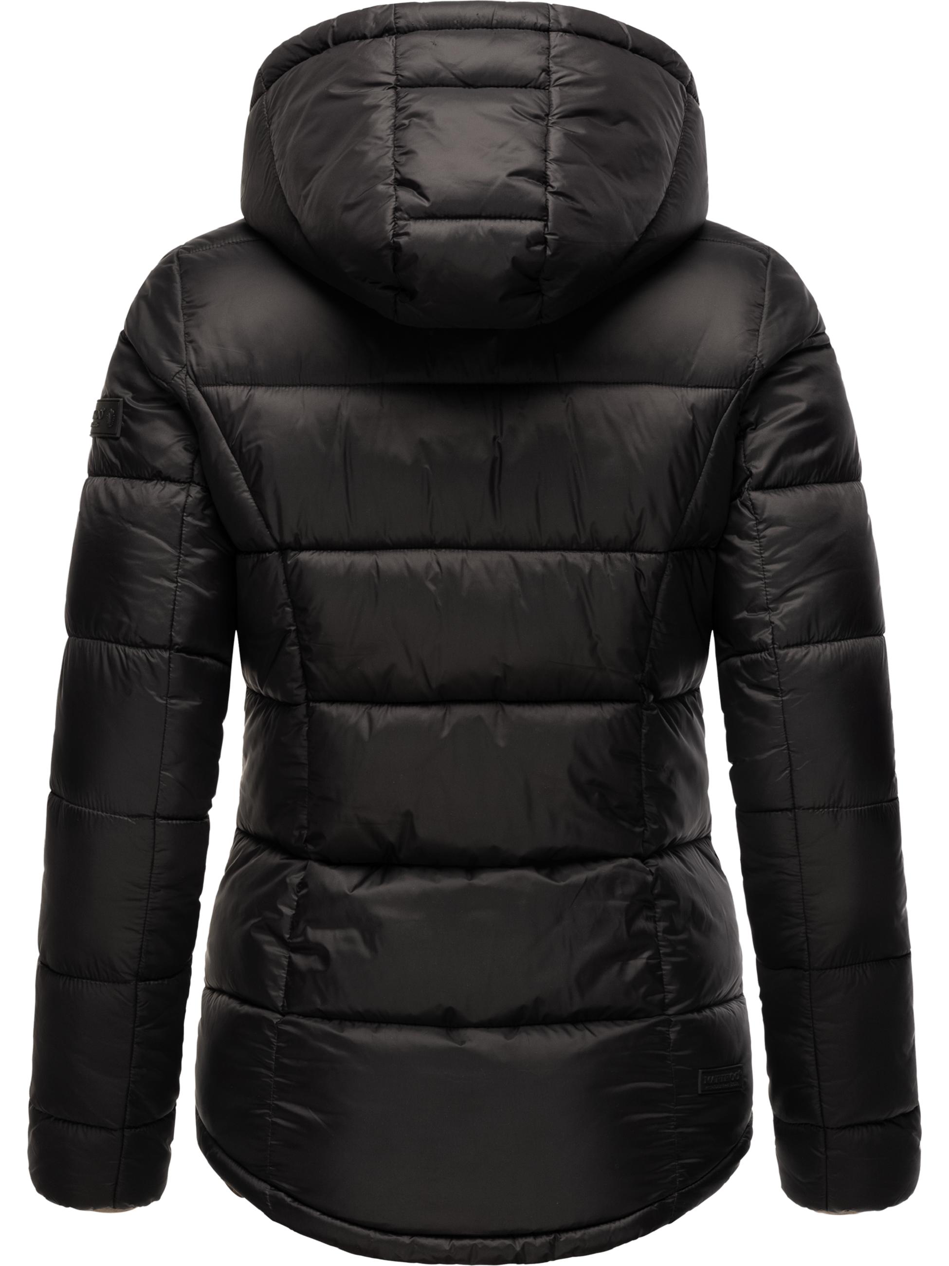 Winter Steppjacke mit Kapuze "Leandraa" Black