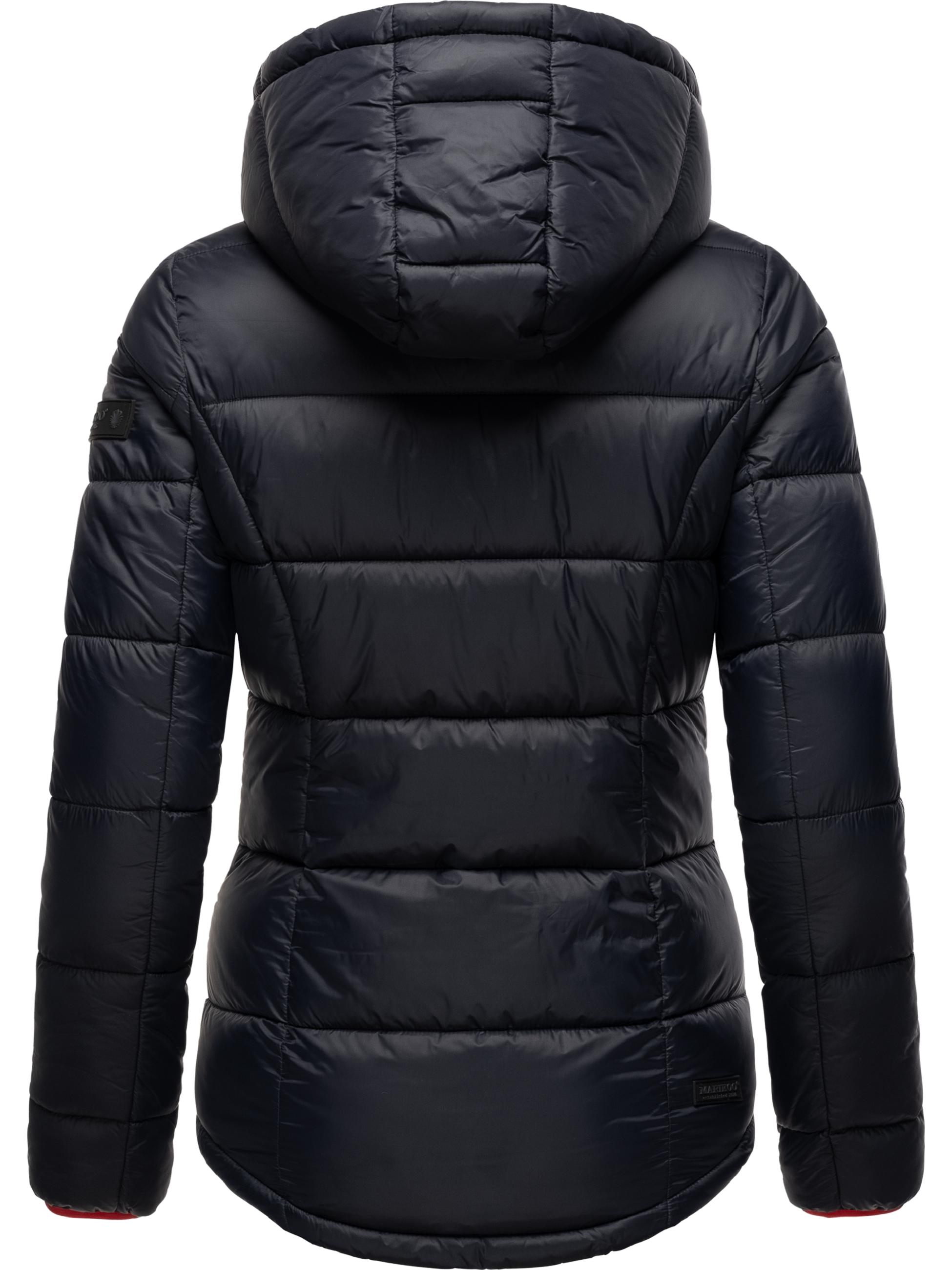 Winter Steppjacke mit Kapuze "Leandraa" Navy