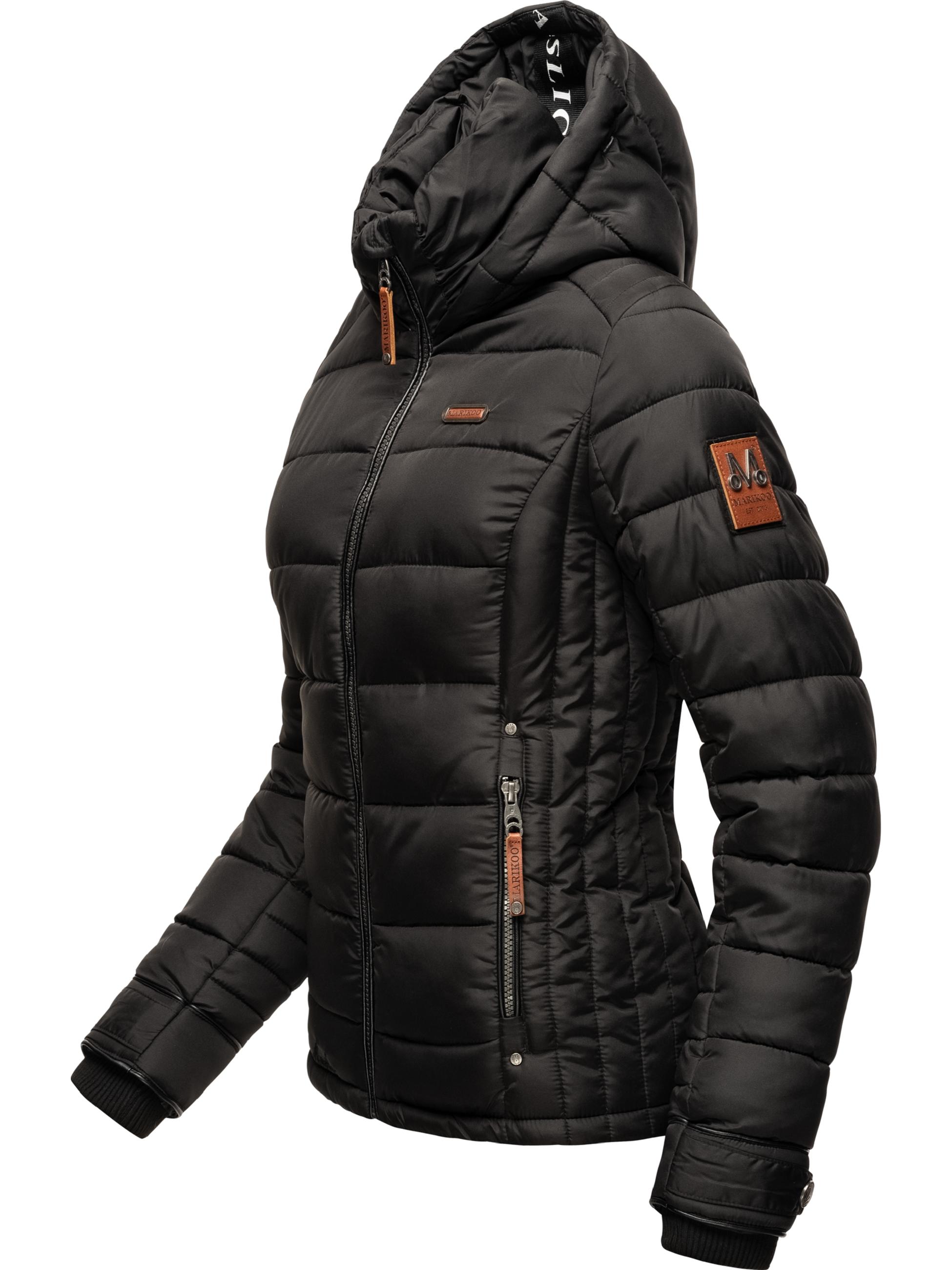 Winter Steppjacke mit Kapuze "Lerikaa" Black