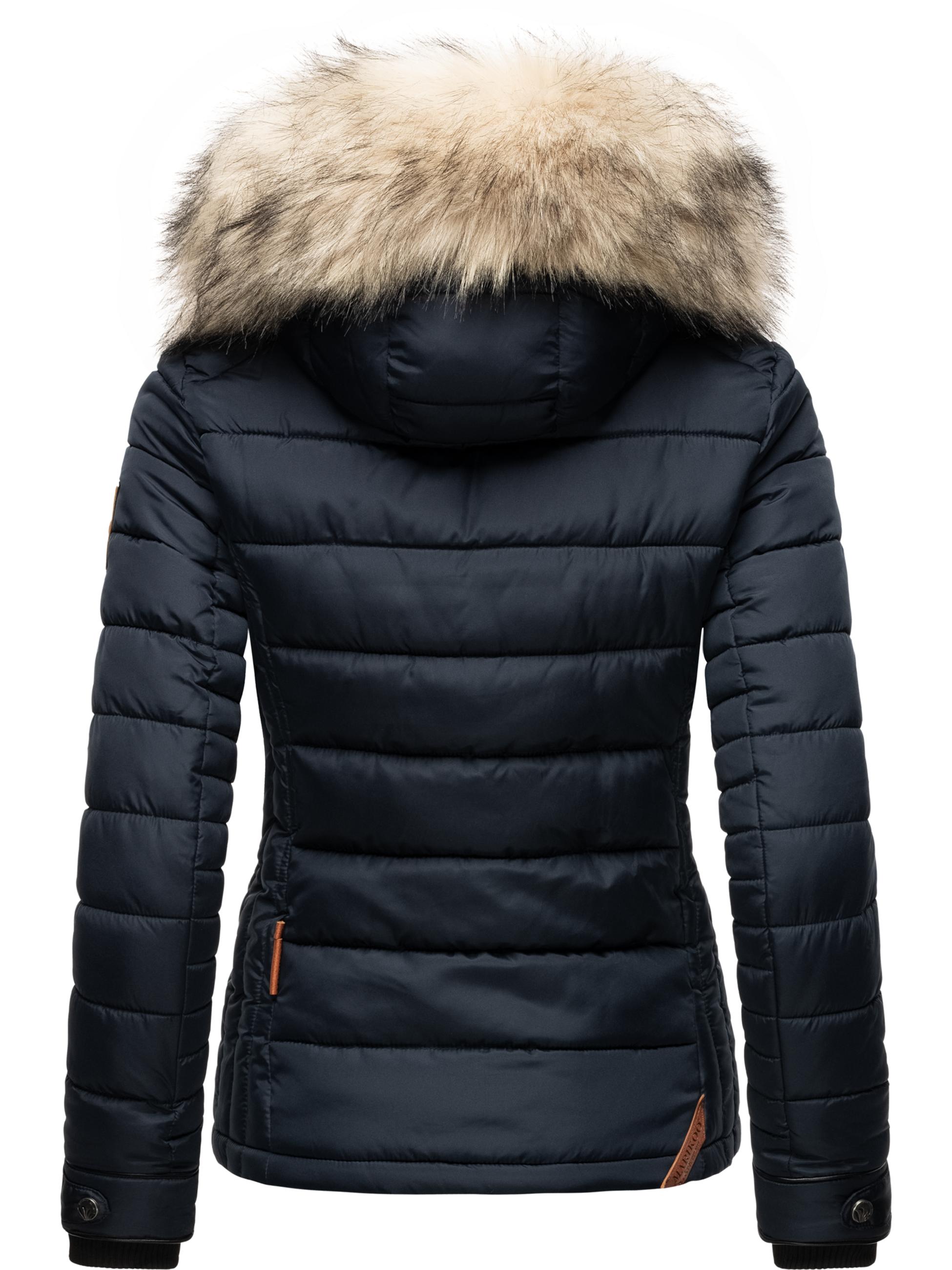 Winter Steppjacke mit Kapuze "Lerikaa" Navy