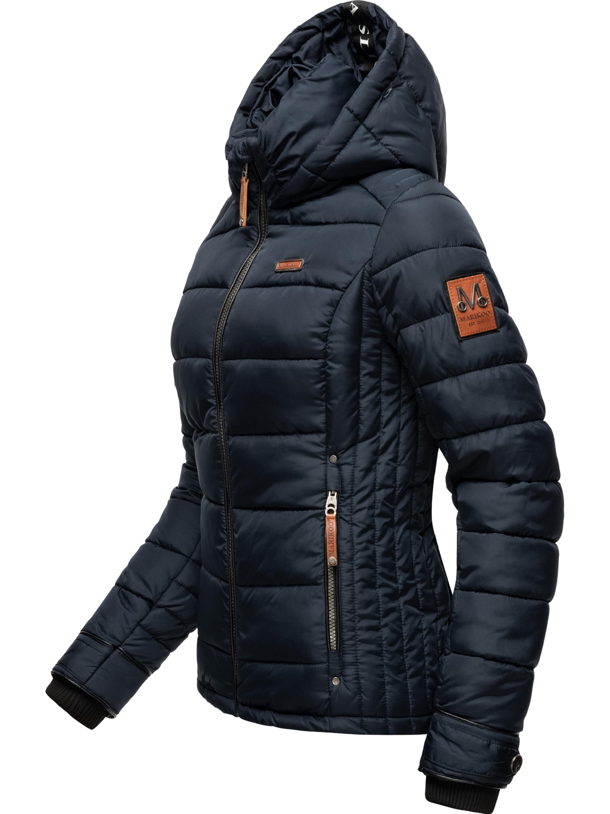 Winter Steppjacke mit Kapuze "Lerikaa" Navy