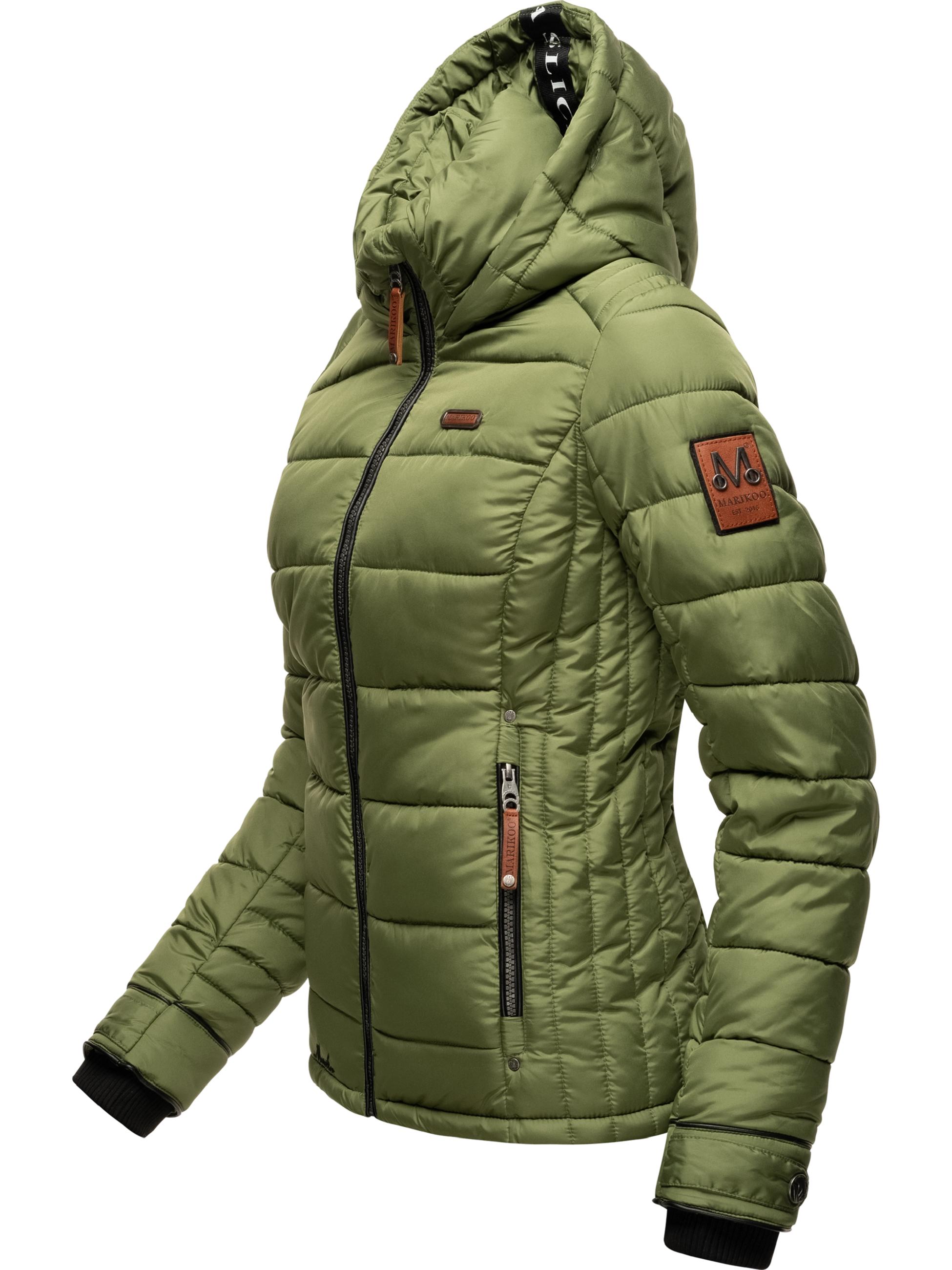 Winter Steppjacke mit Kapuze "Lerikaa" Olive