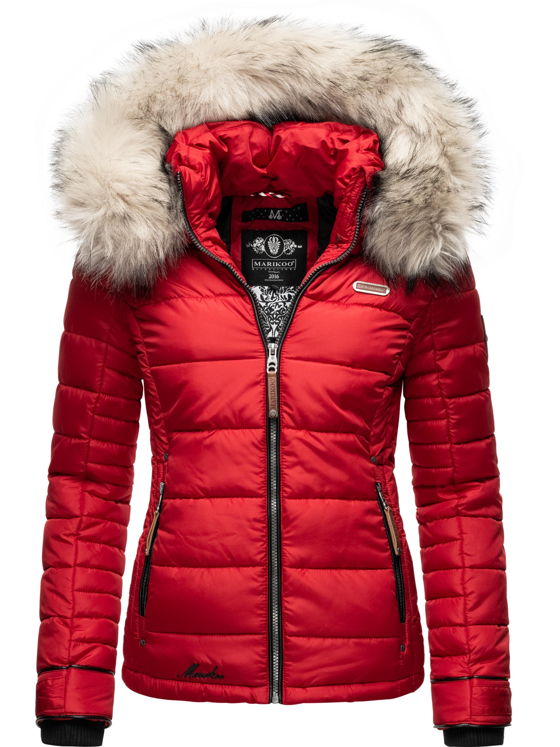 Winter Steppjacke mit Kapuze "Lerikaa" Red