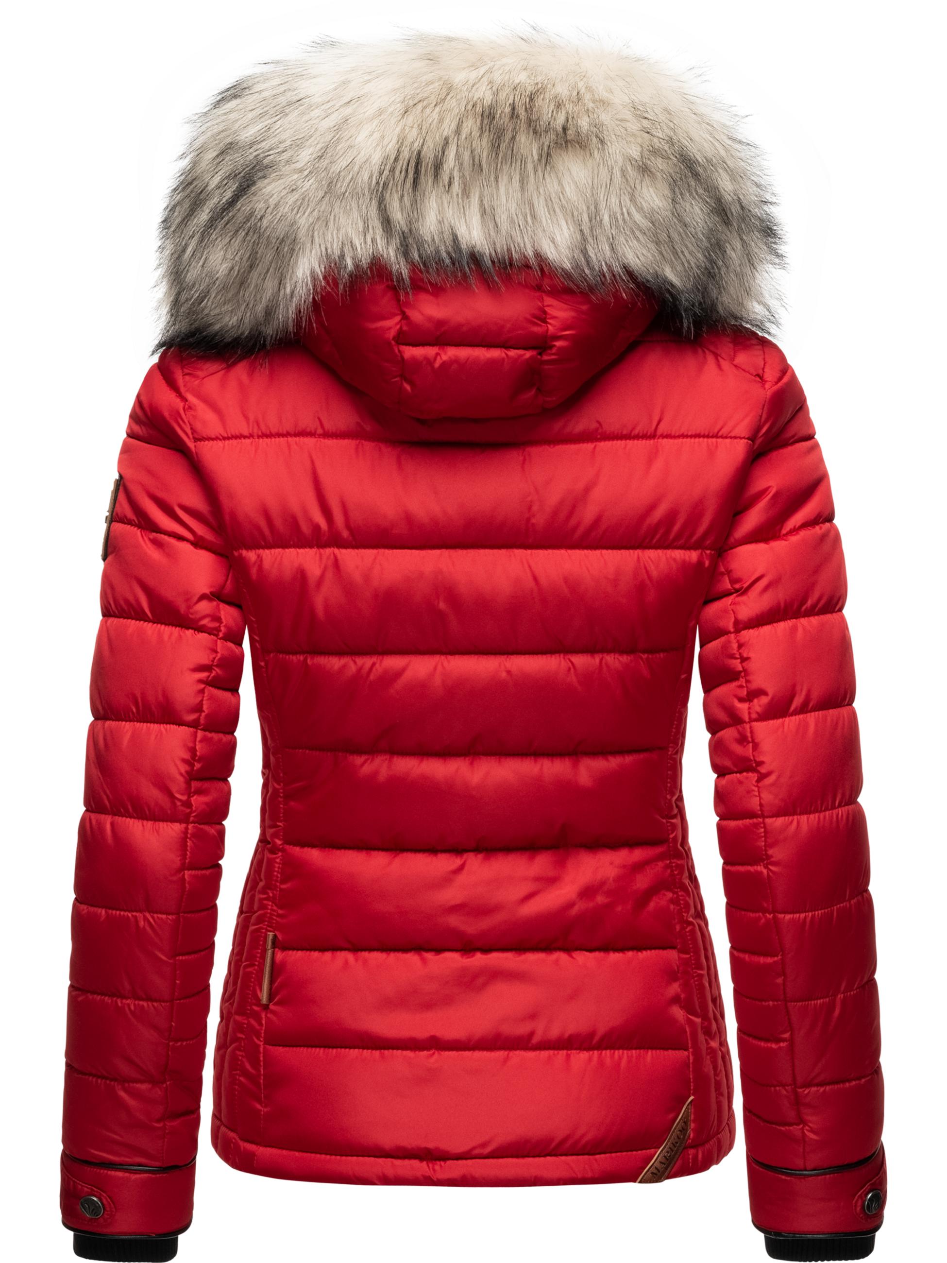 Winter Steppjacke mit Kapuze "Lerikaa" Red