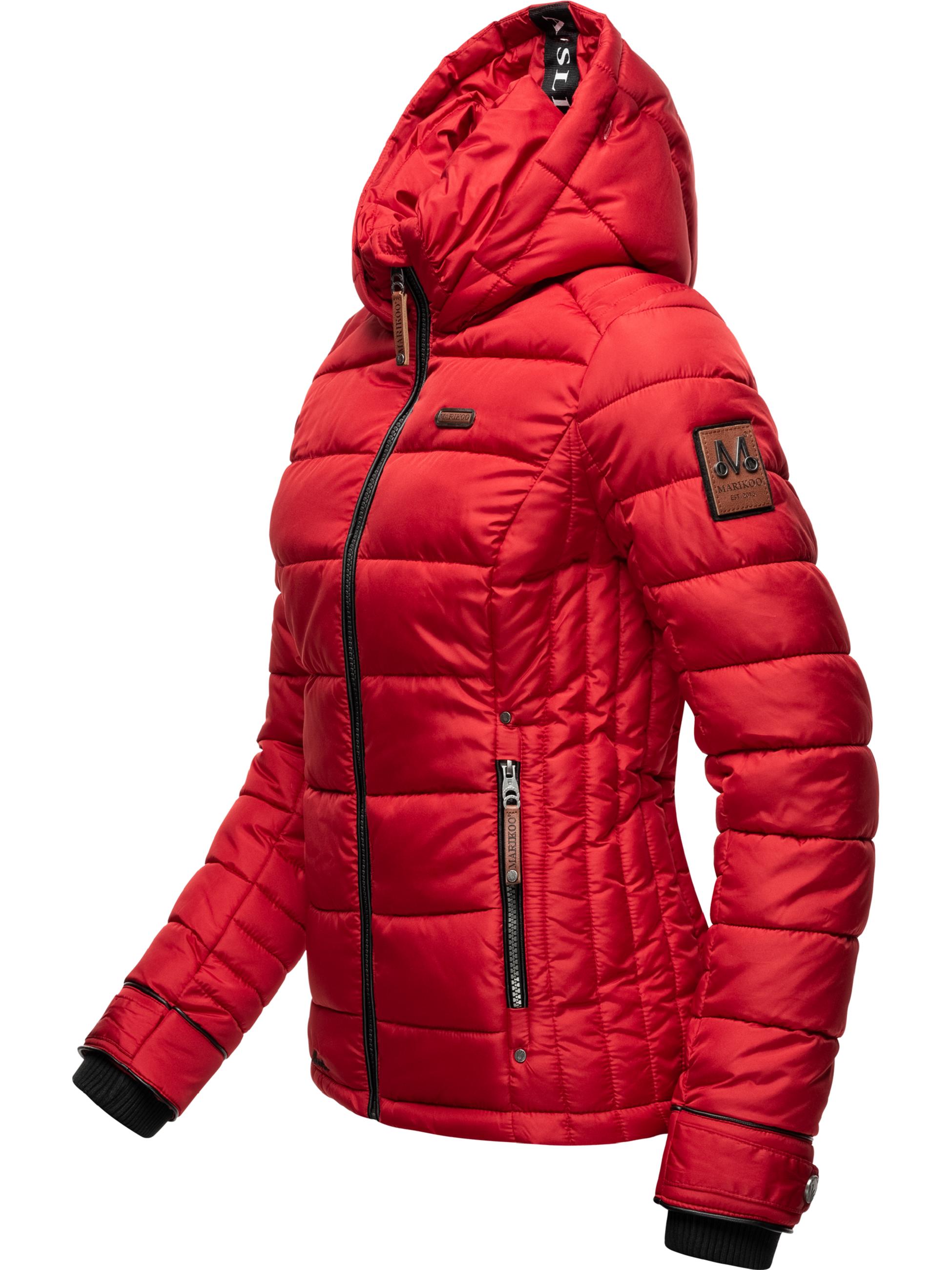 Winter Steppjacke mit Kapuze "Lerikaa" Red