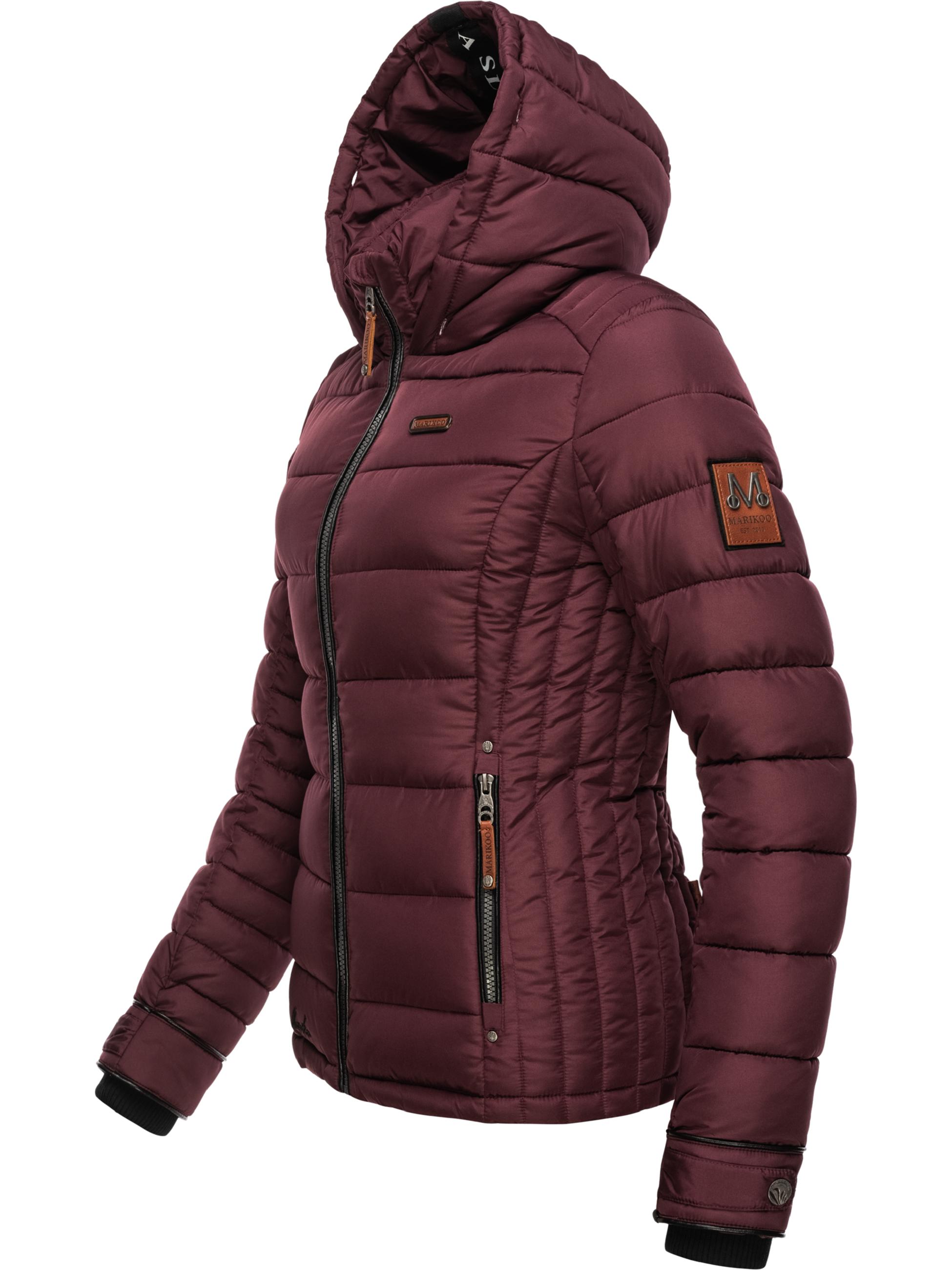 Winter Steppjacke mit Kapuze "Lerikaa" Wine