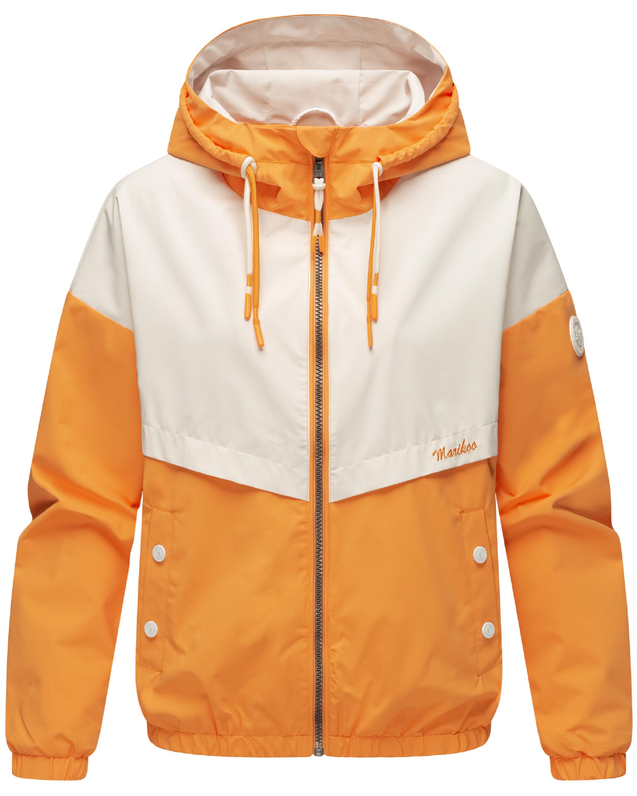 Leichte Bomberjacke mit Kapuze "Liubkaa" Apricot Sorbet