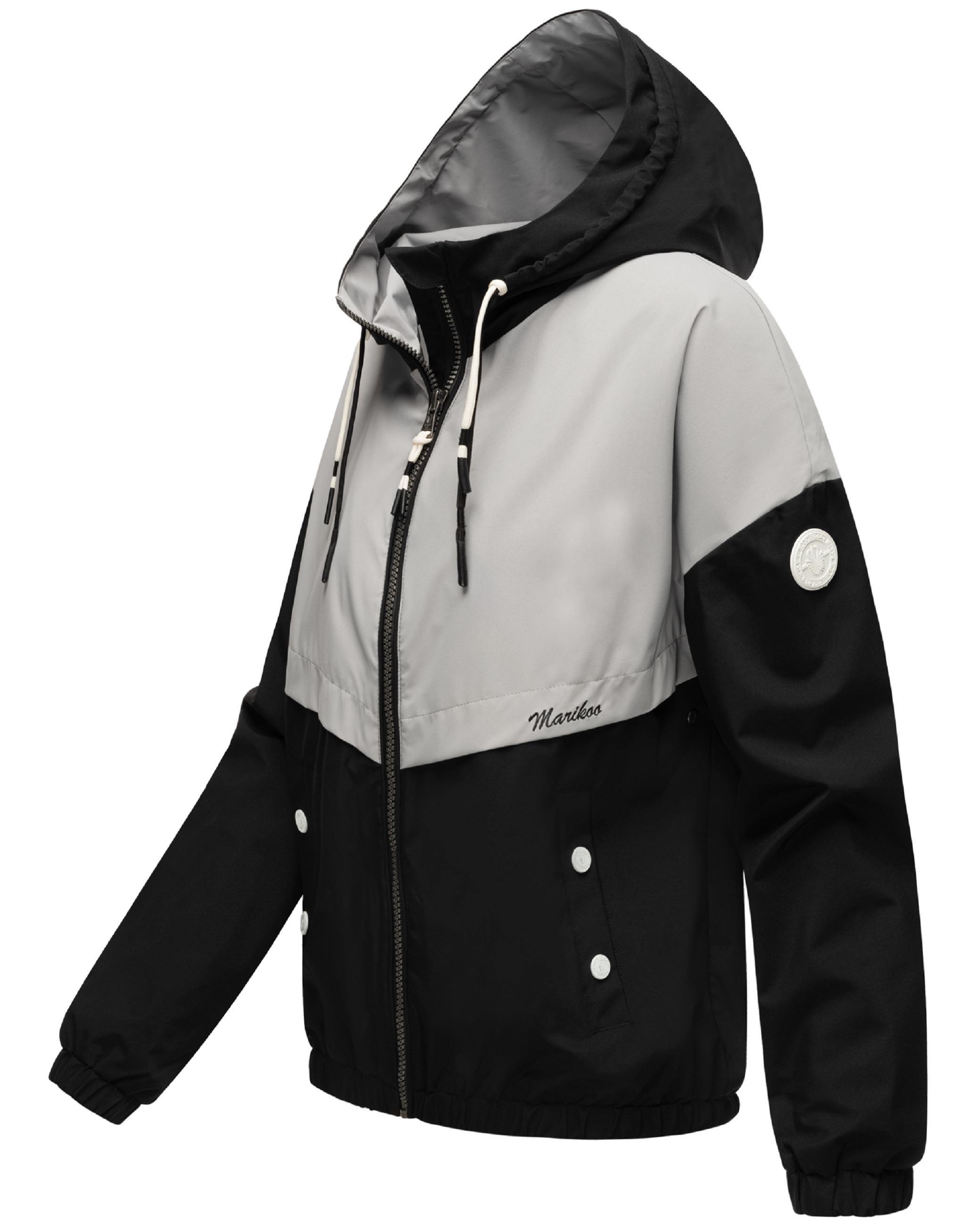 Leichte Bomberjacke mit Kapuze "Liubkaa" Black