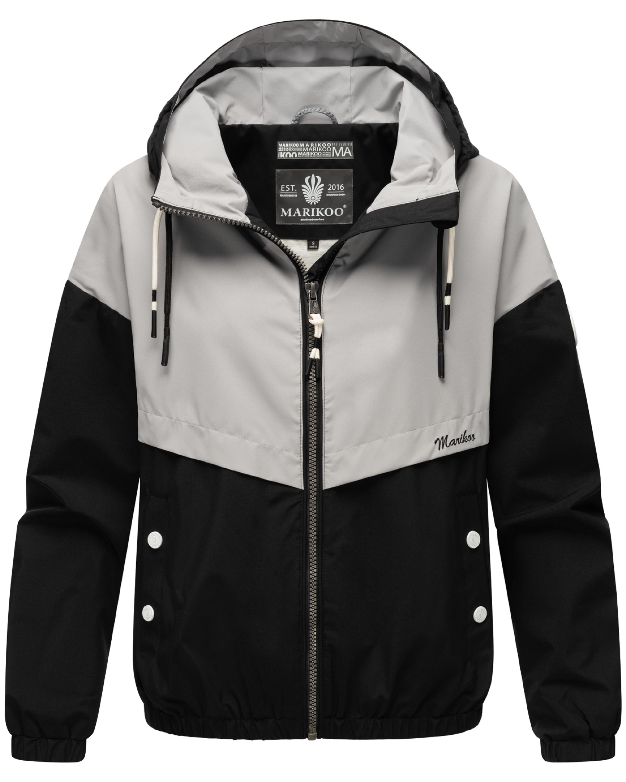 Leichte Bomberjacke mit Kapuze "Liubkaa" Black