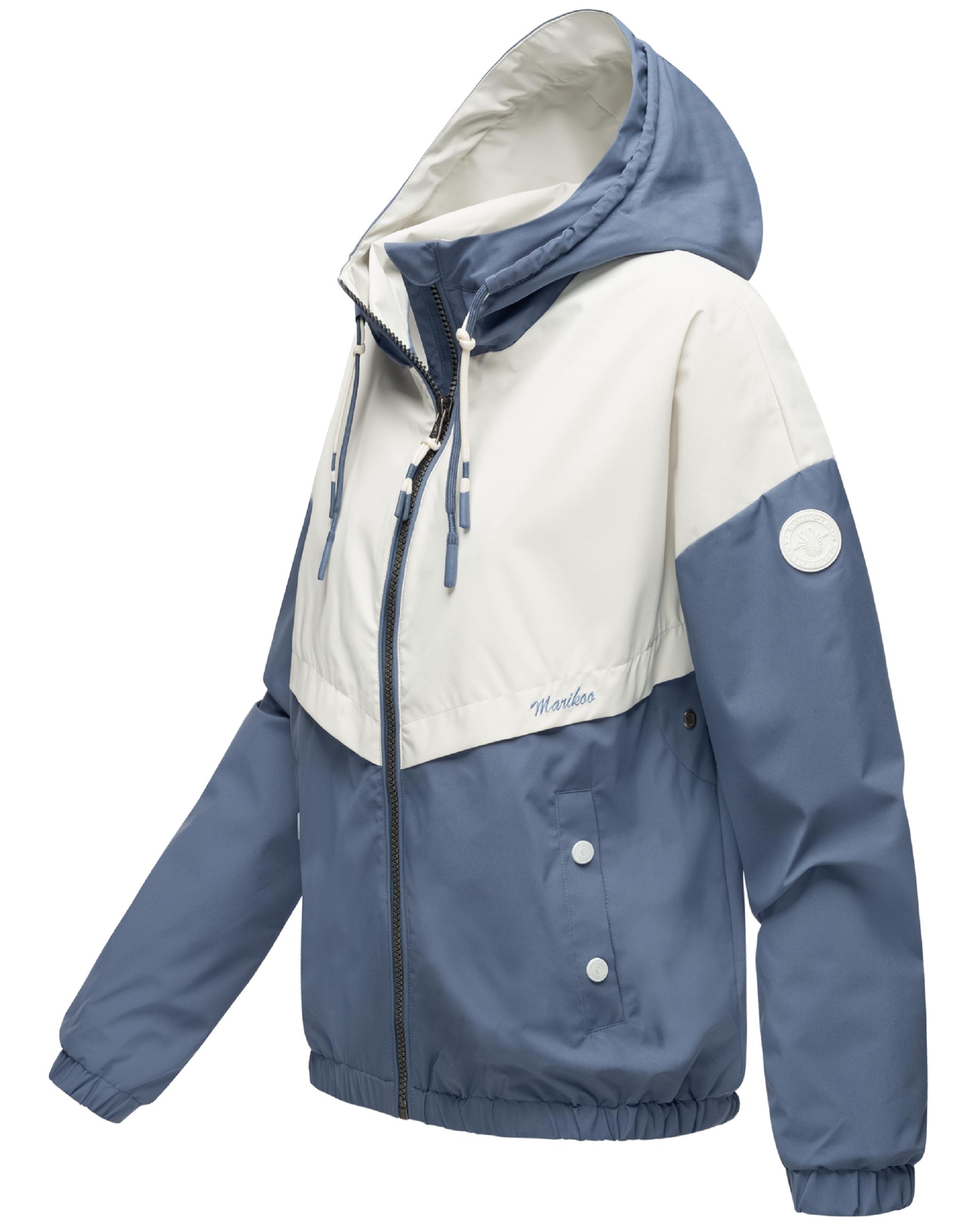 Leichte Bomberjacke mit Kapuze "Liubkaa" Dusty Blue