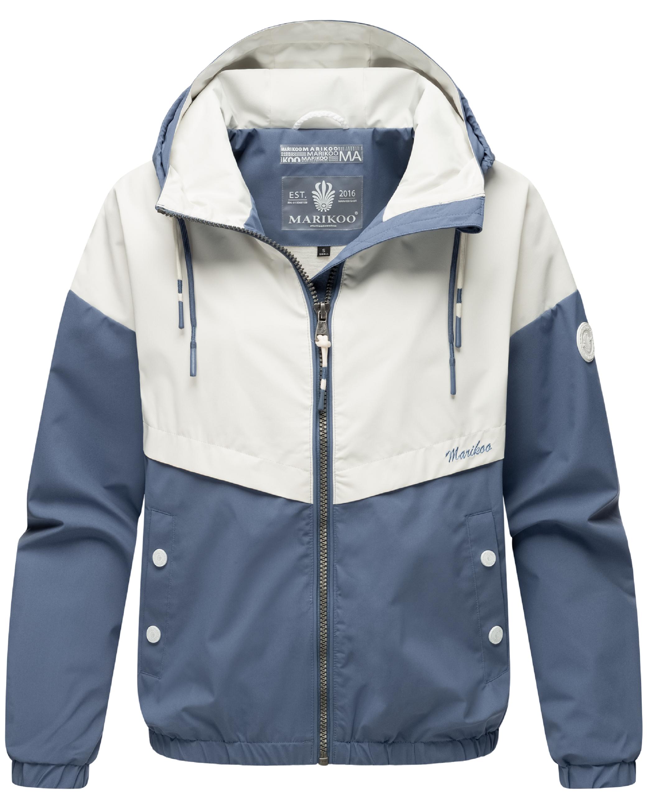 Leichte Bomberjacke mit Kapuze "Liubkaa" Dusty Blue