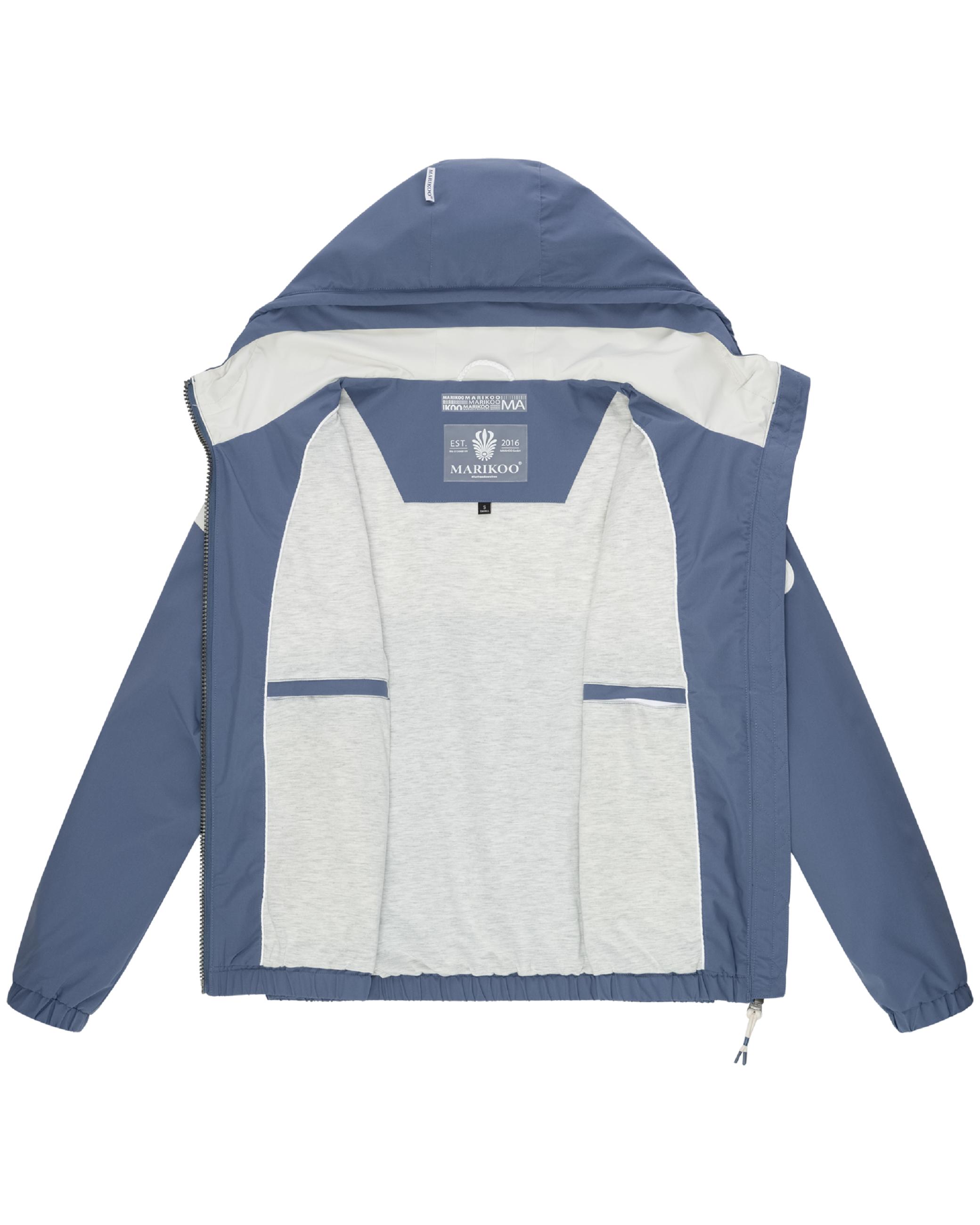 Leichte Bomberjacke mit Kapuze "Liubkaa" Dusty Blue