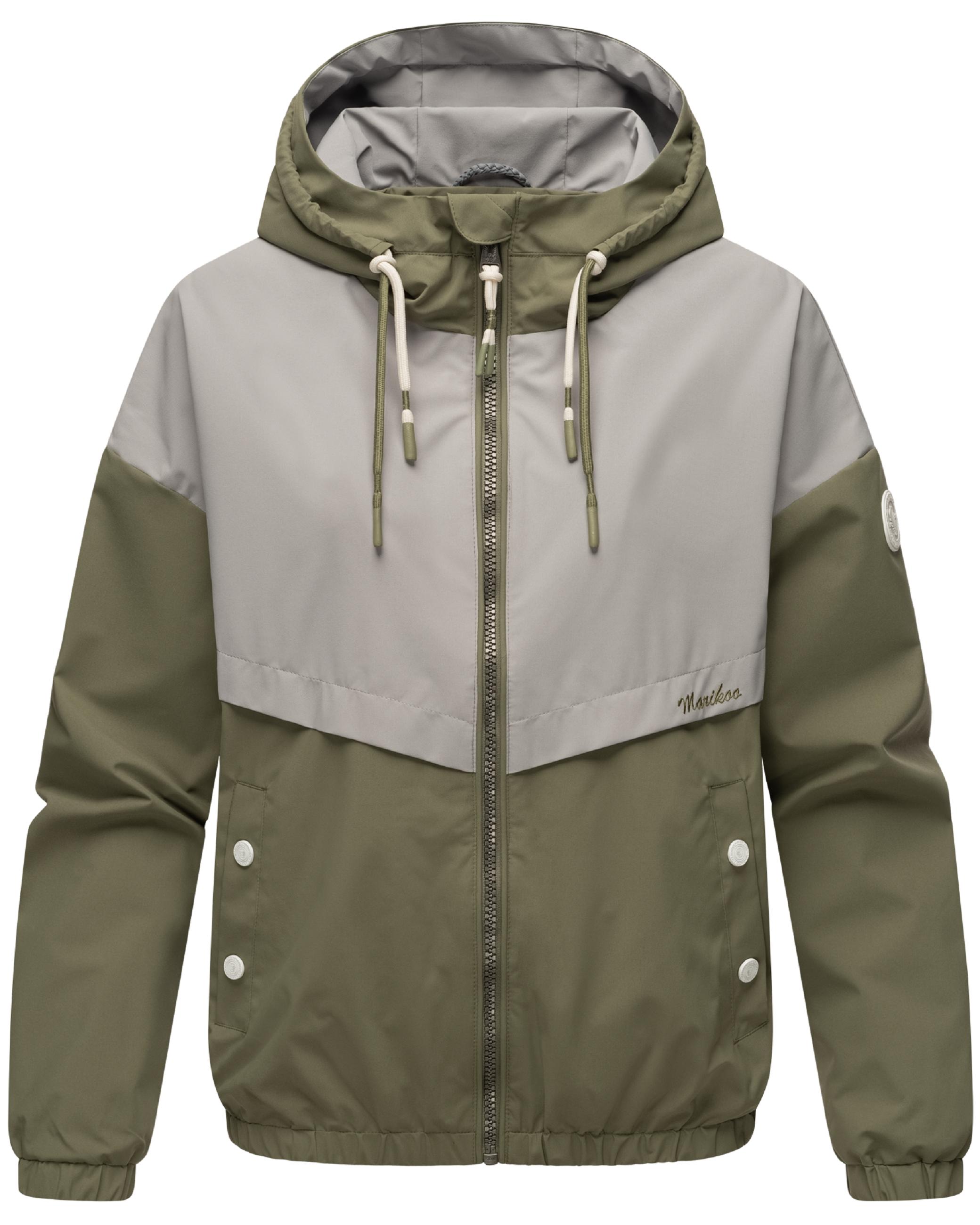 Leichte Bomberjacke mit Kapuze "Liubkaa" Dusty Olive