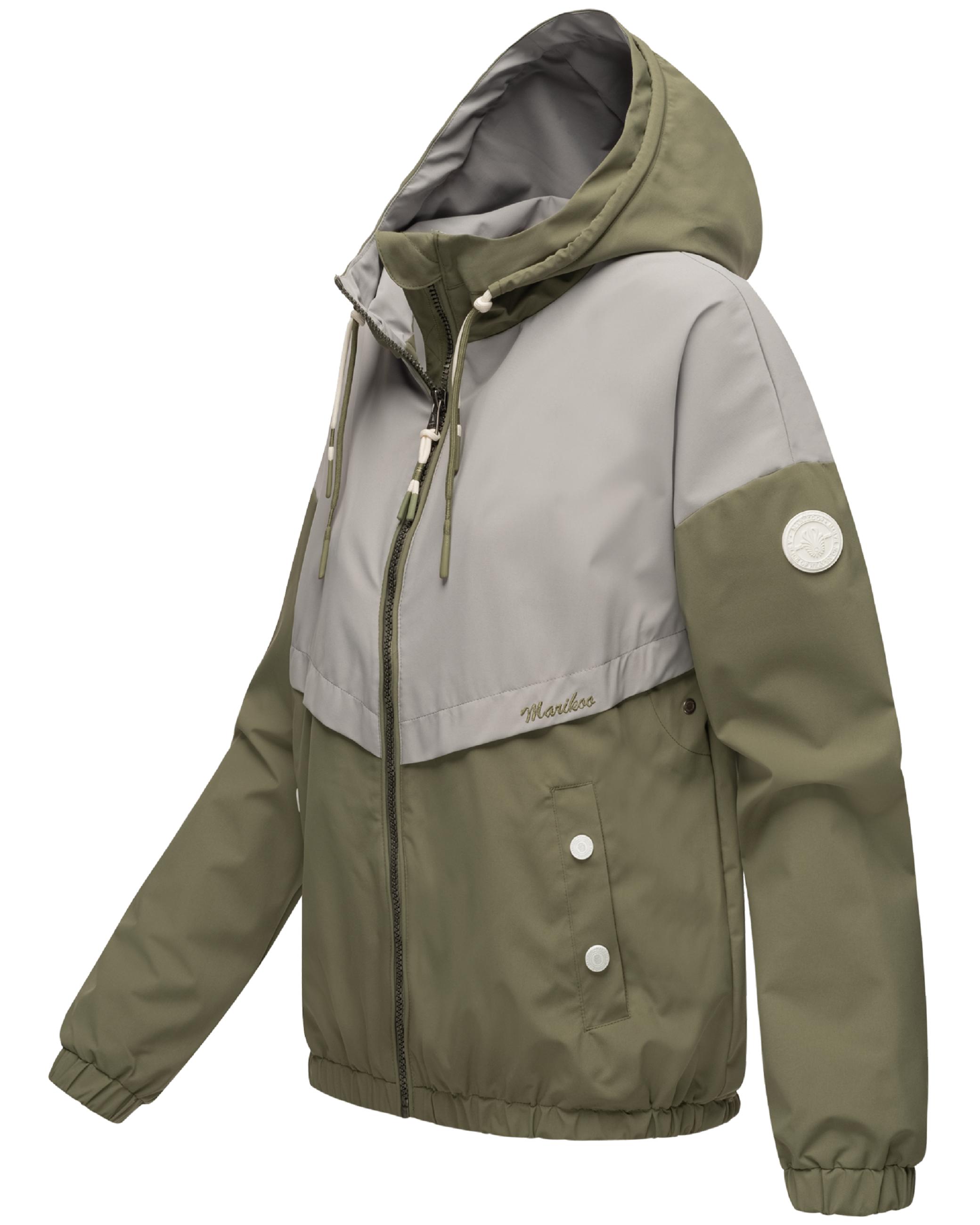 Leichte Bomberjacke mit Kapuze "Liubkaa" Dusty Olive