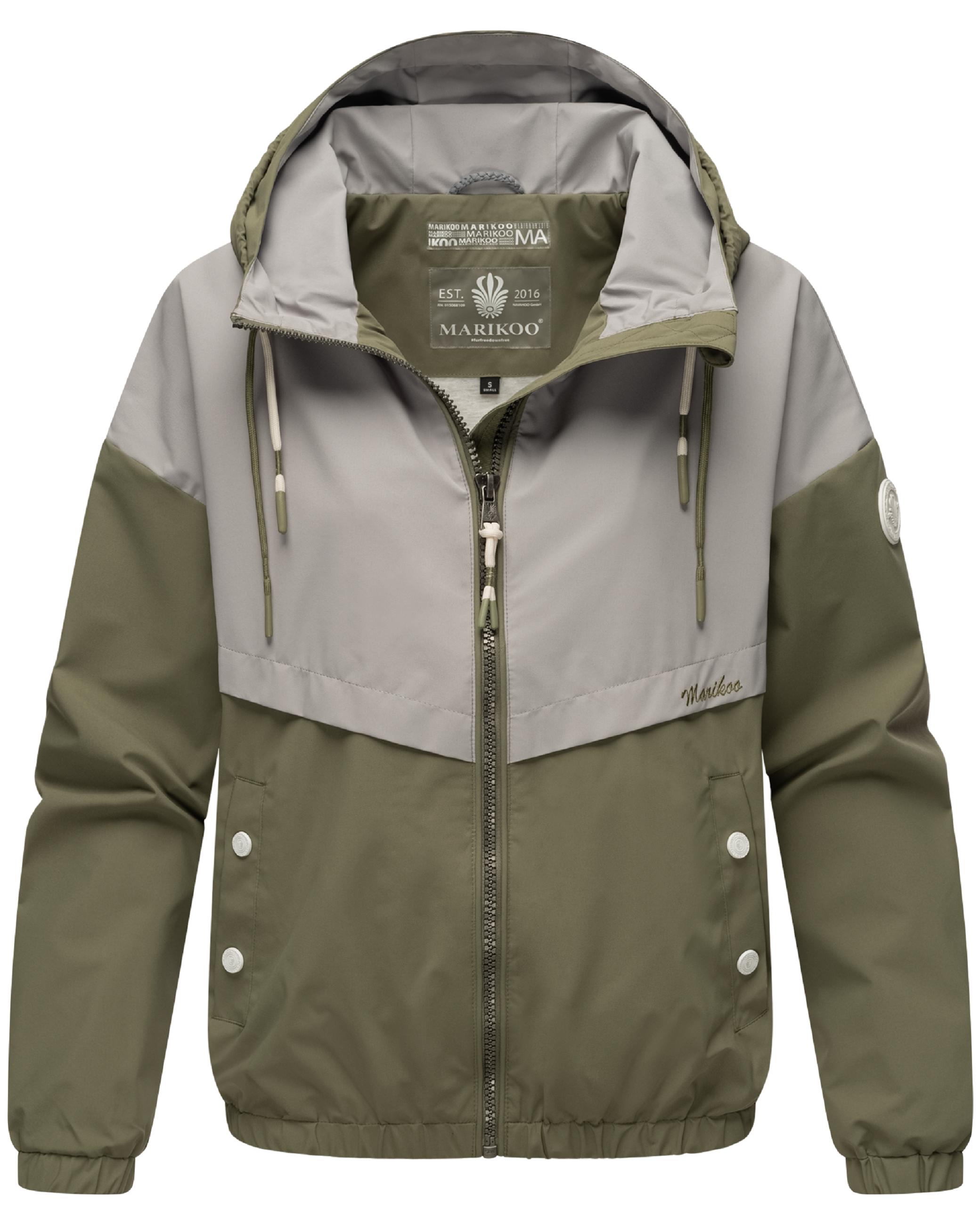 Leichte Bomberjacke mit Kapuze "Liubkaa" Dusty Olive