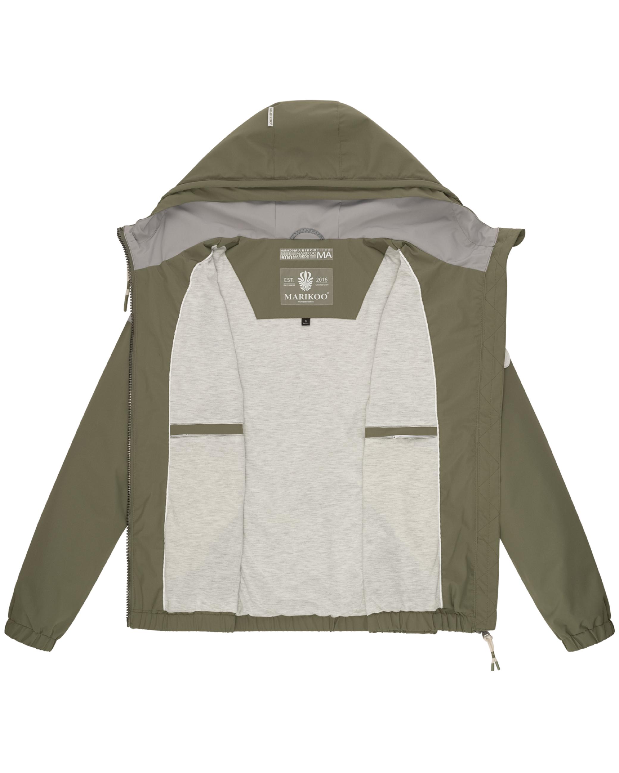 Leichte Bomberjacke mit Kapuze "Liubkaa" Dusty Olive