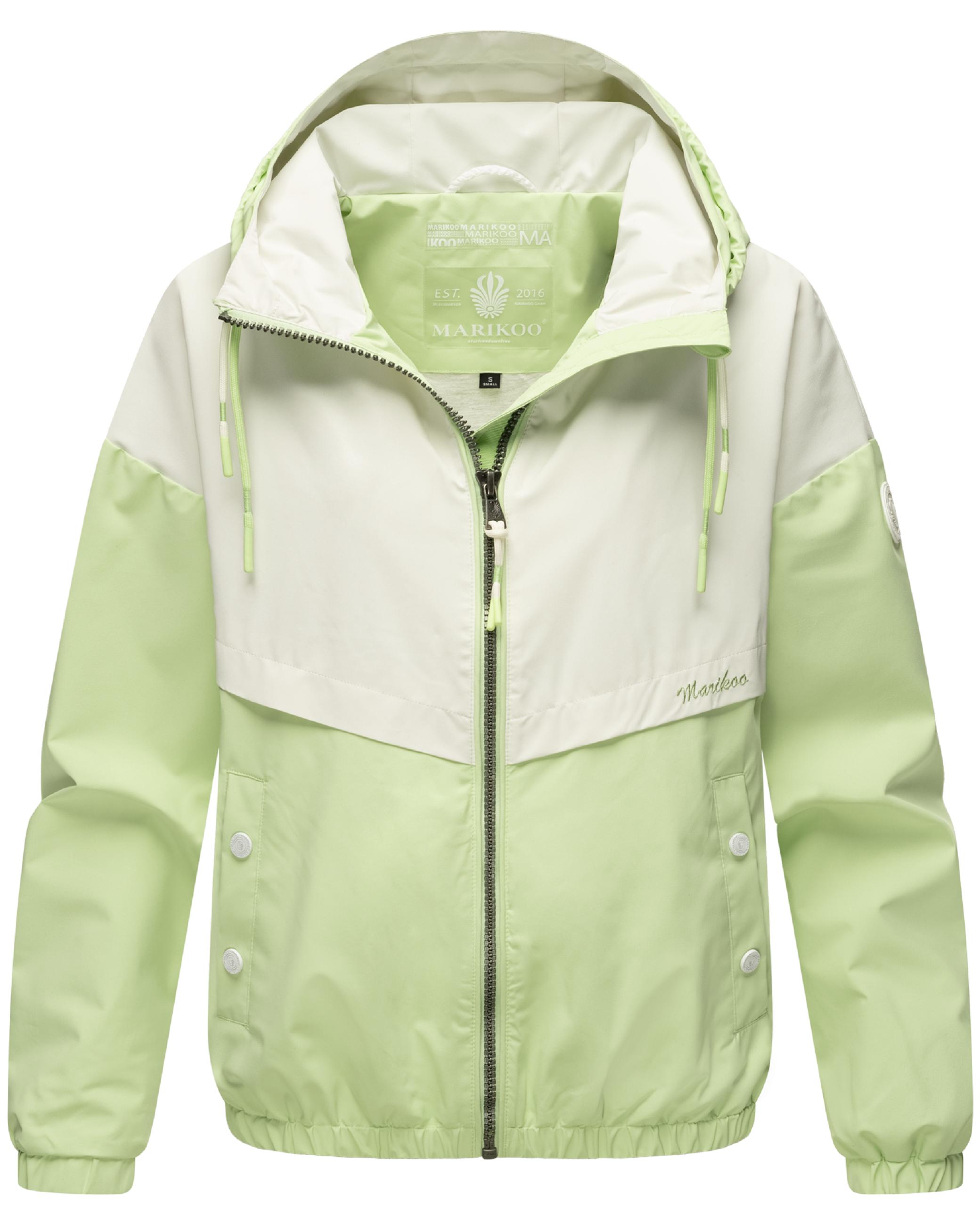 Leichte Bomberjacke mit Kapuze "Liubkaa" Pastel Lime