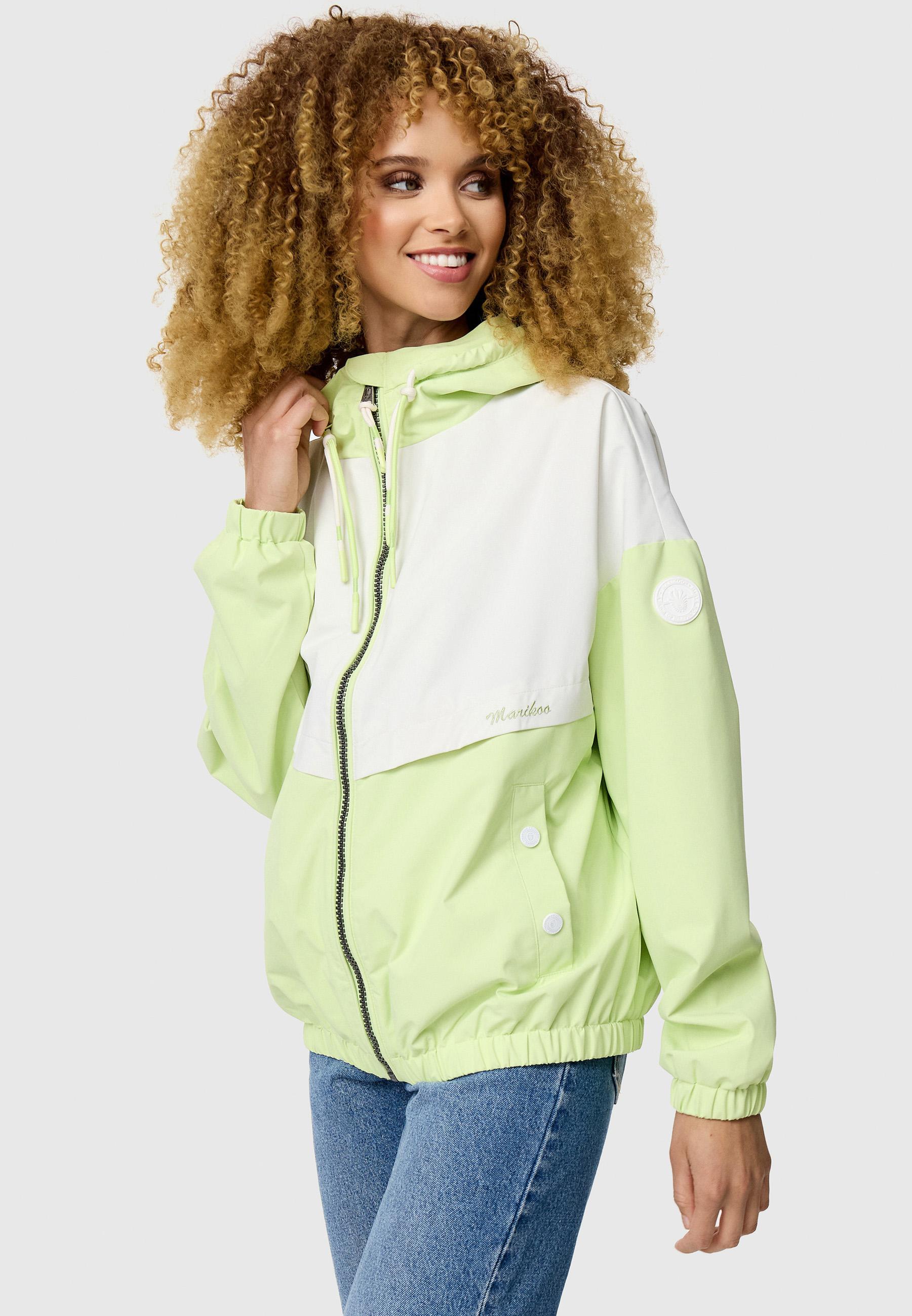 Leichte Bomberjacke mit Kapuze "Liubkaa" Pastel Lime