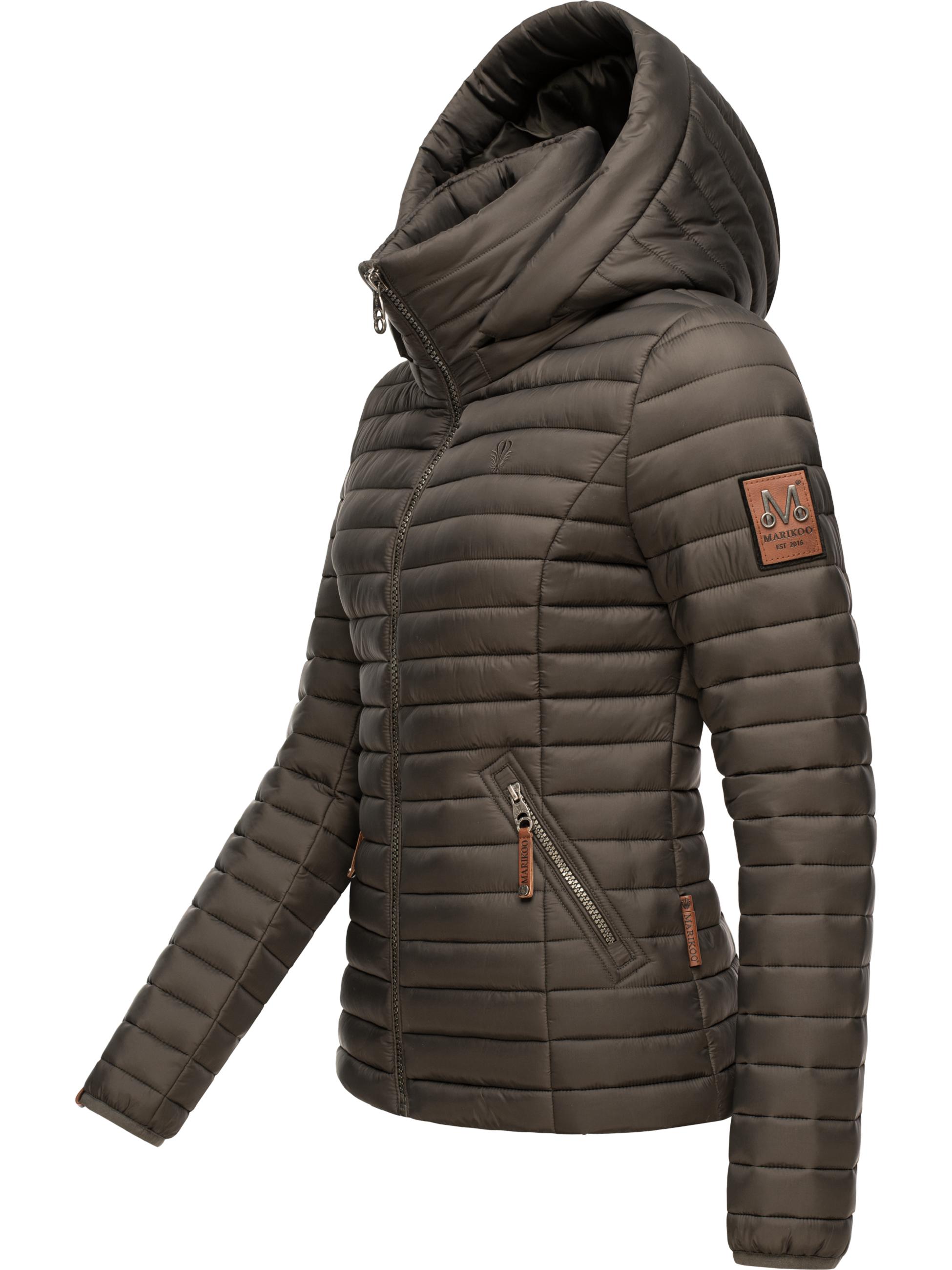 Leichte Steppjacke mit Kapuze "Löwenbaby" Anthracite