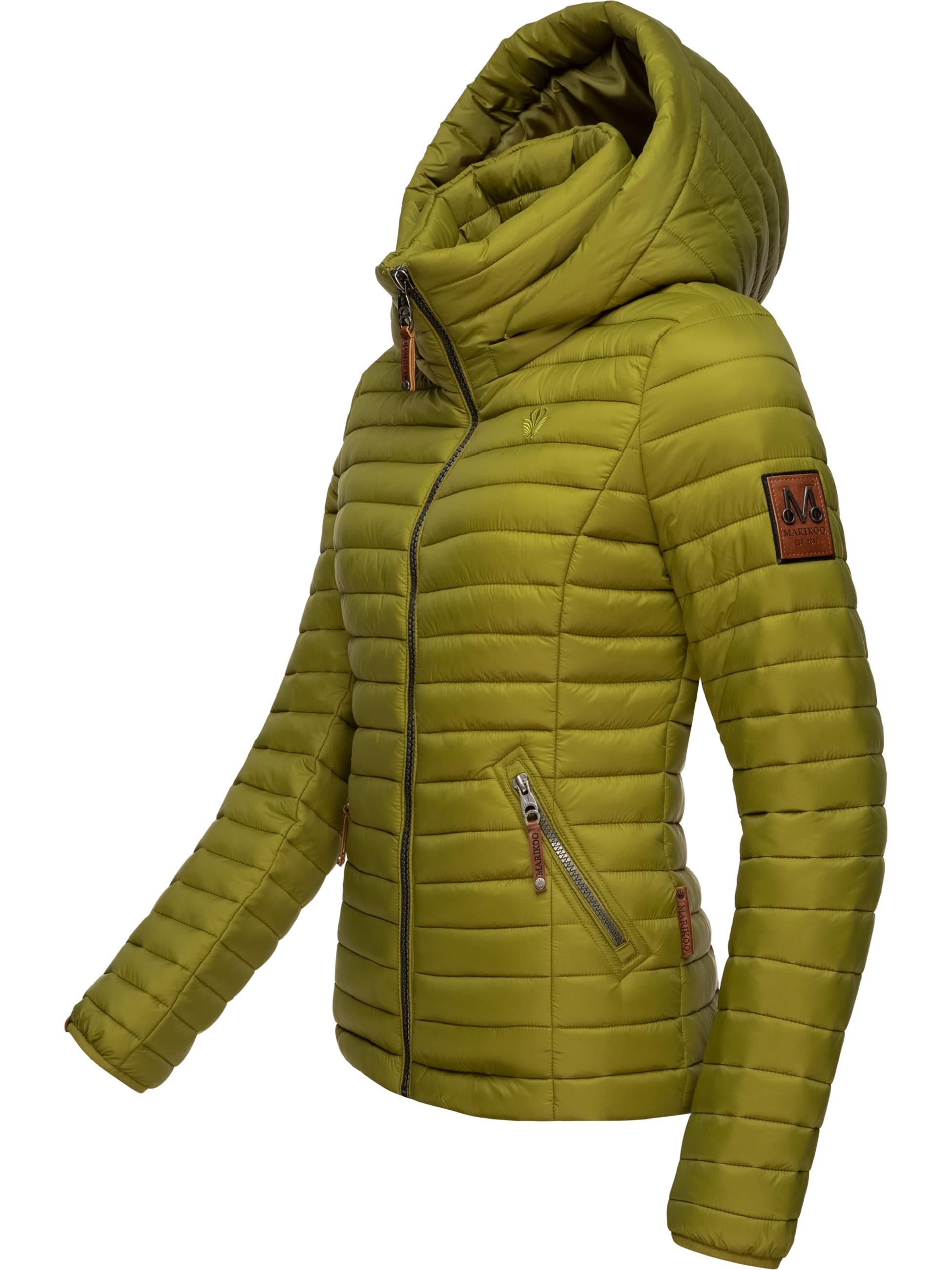 Leichte Steppjacke mit Kapuze "Löwenbaby" Moss Green