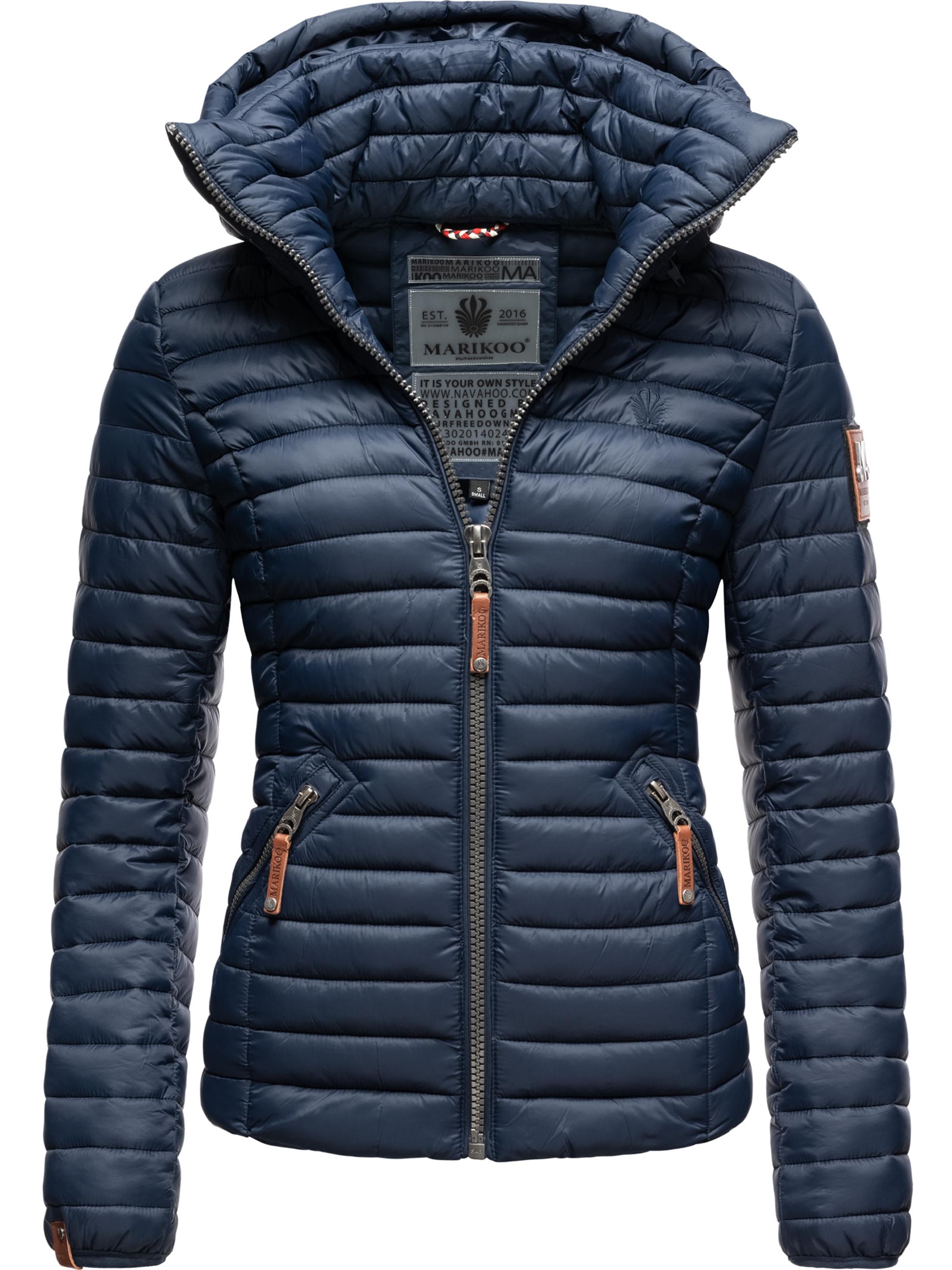 Leichte Steppjacke mit Kapuze "Löwenbaby" Navy