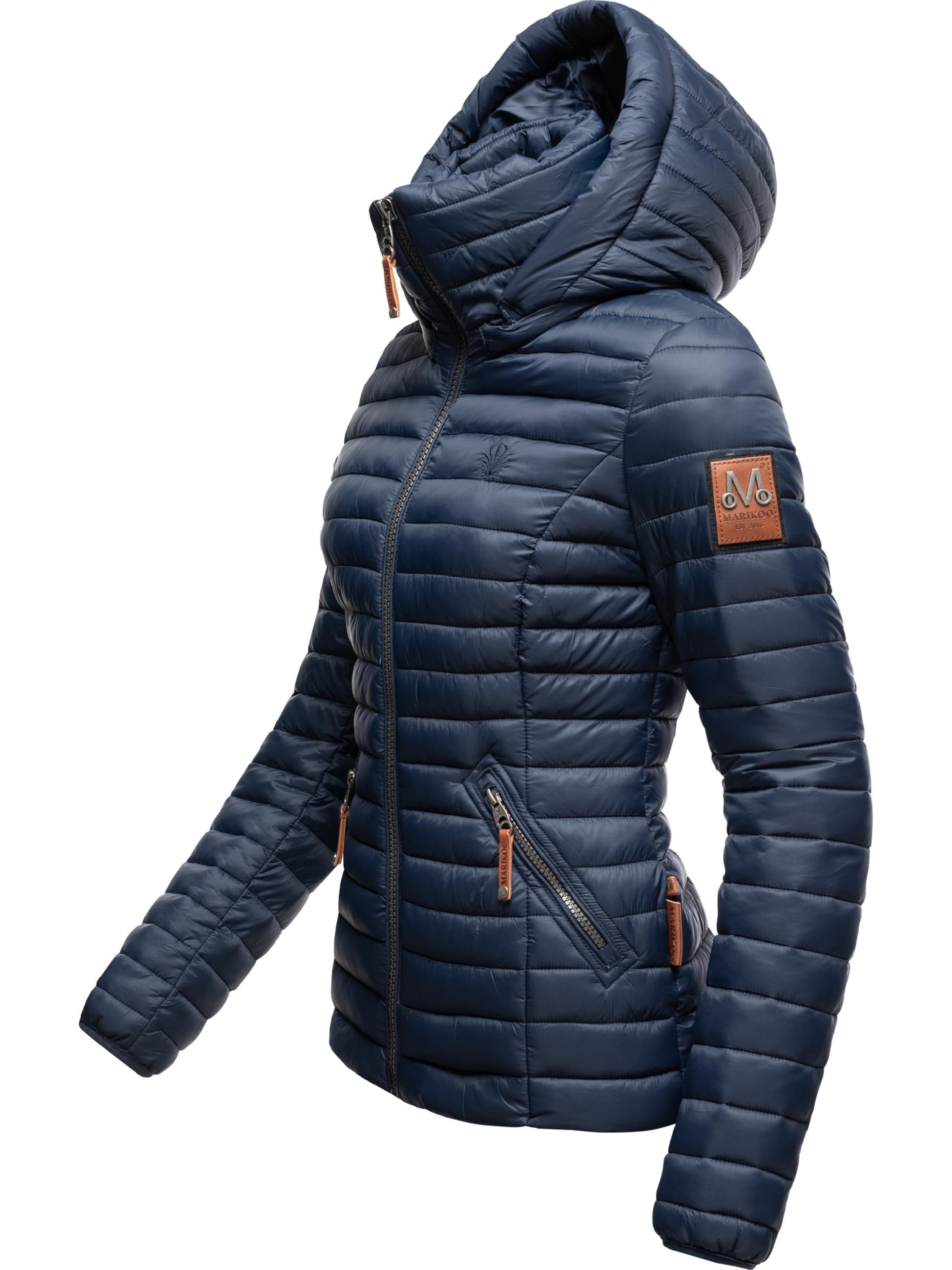 Leichte Steppjacke mit Kapuze "Löwenbaby" Navy