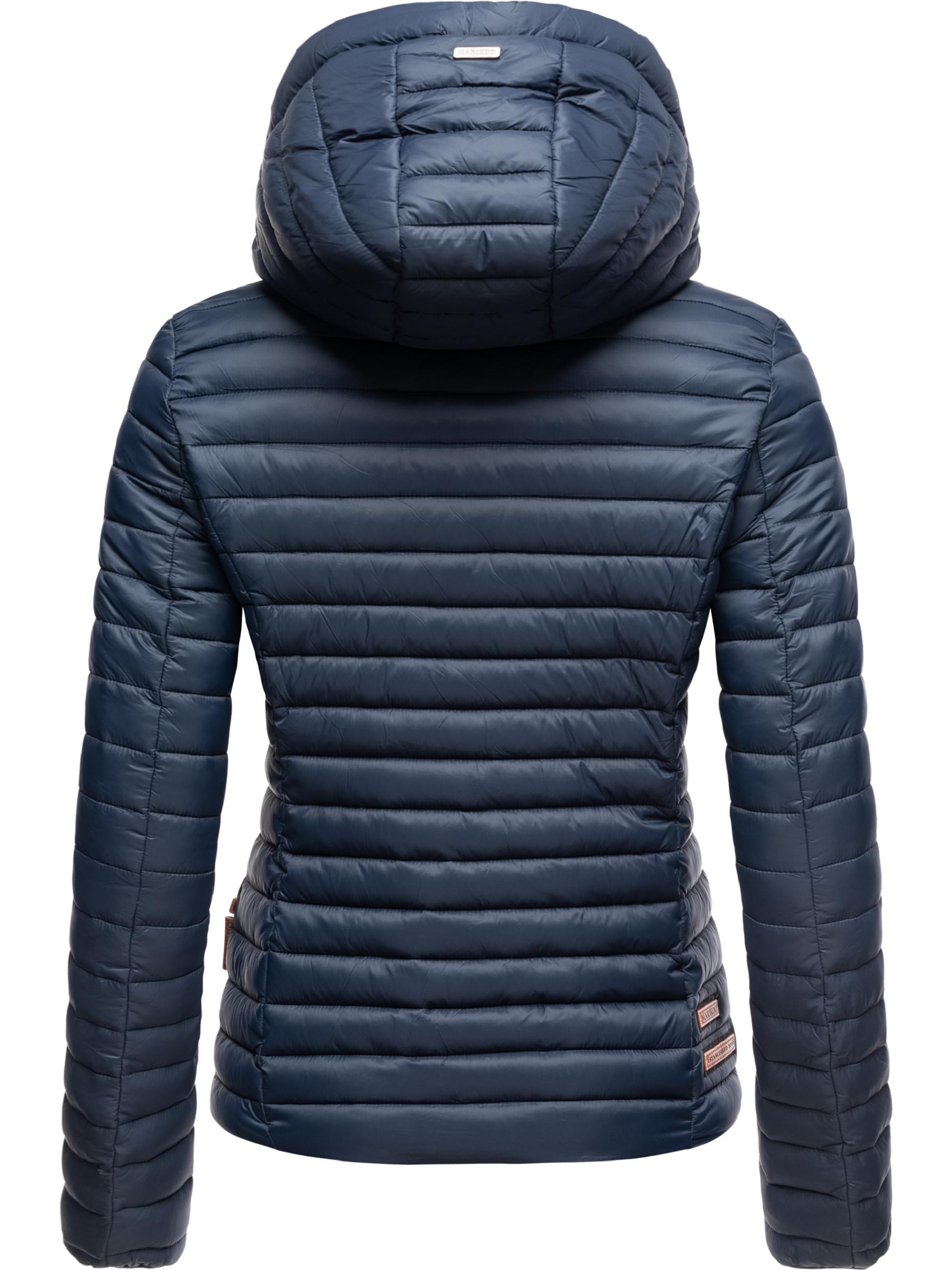 Leichte Steppjacke mit Kapuze "Löwenbaby" Navy