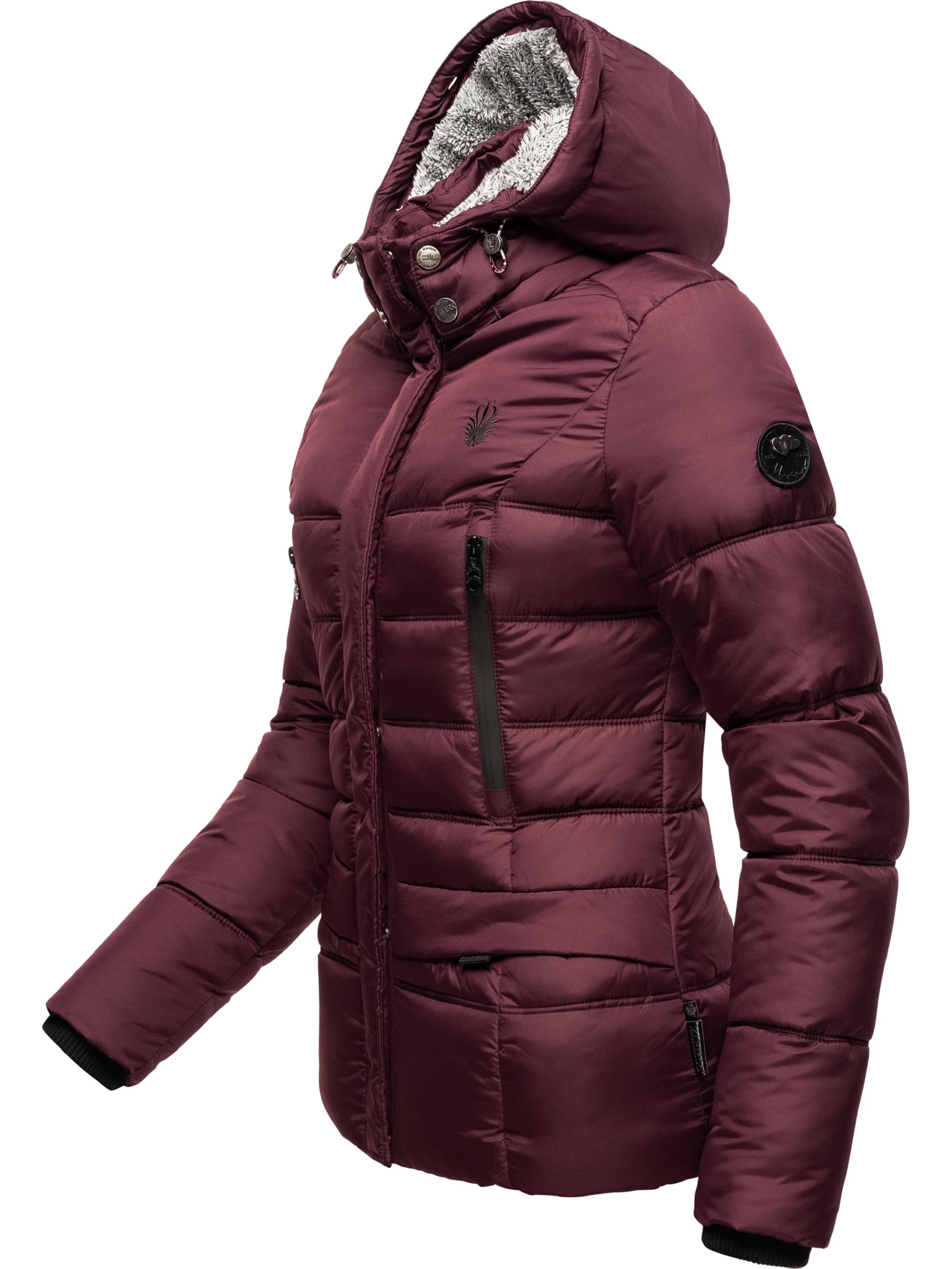 Winter Steppjacke mit weicher Kapuze "Loveleen" Wine