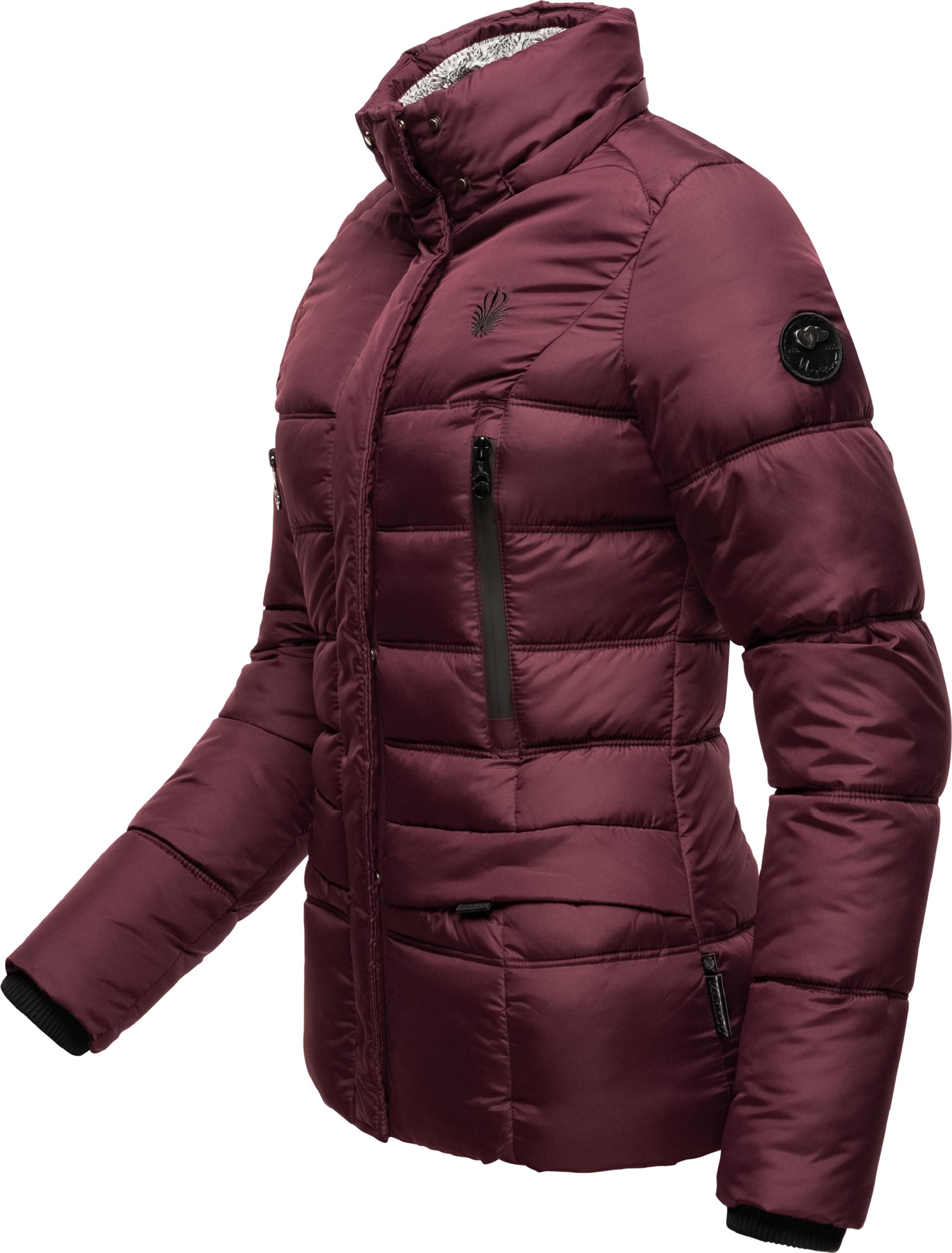 Winter Steppjacke mit weicher Kapuze "Loveleen" Wine