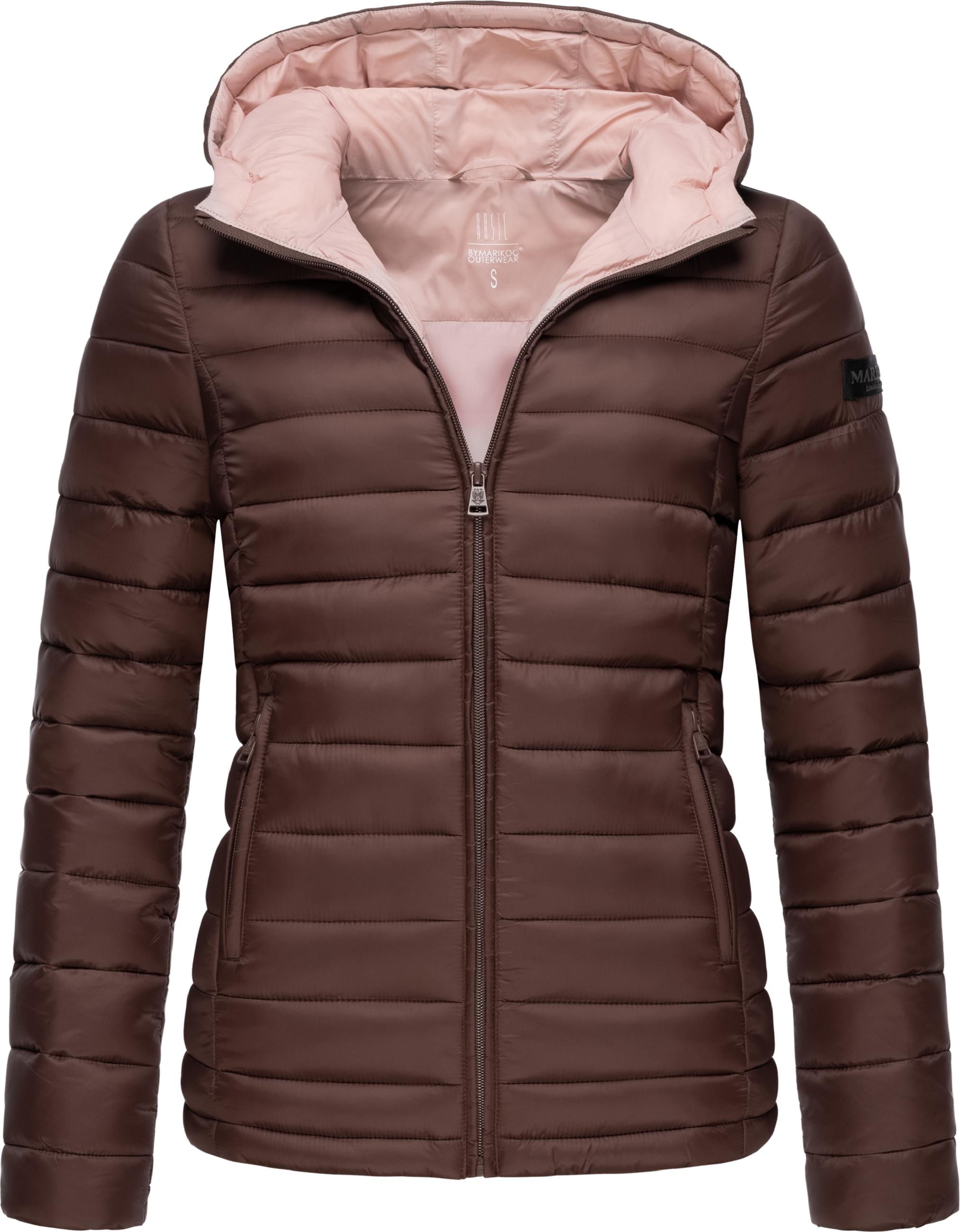 Leichte Steppjacke mit Kapuze "Lucy" Chocolate