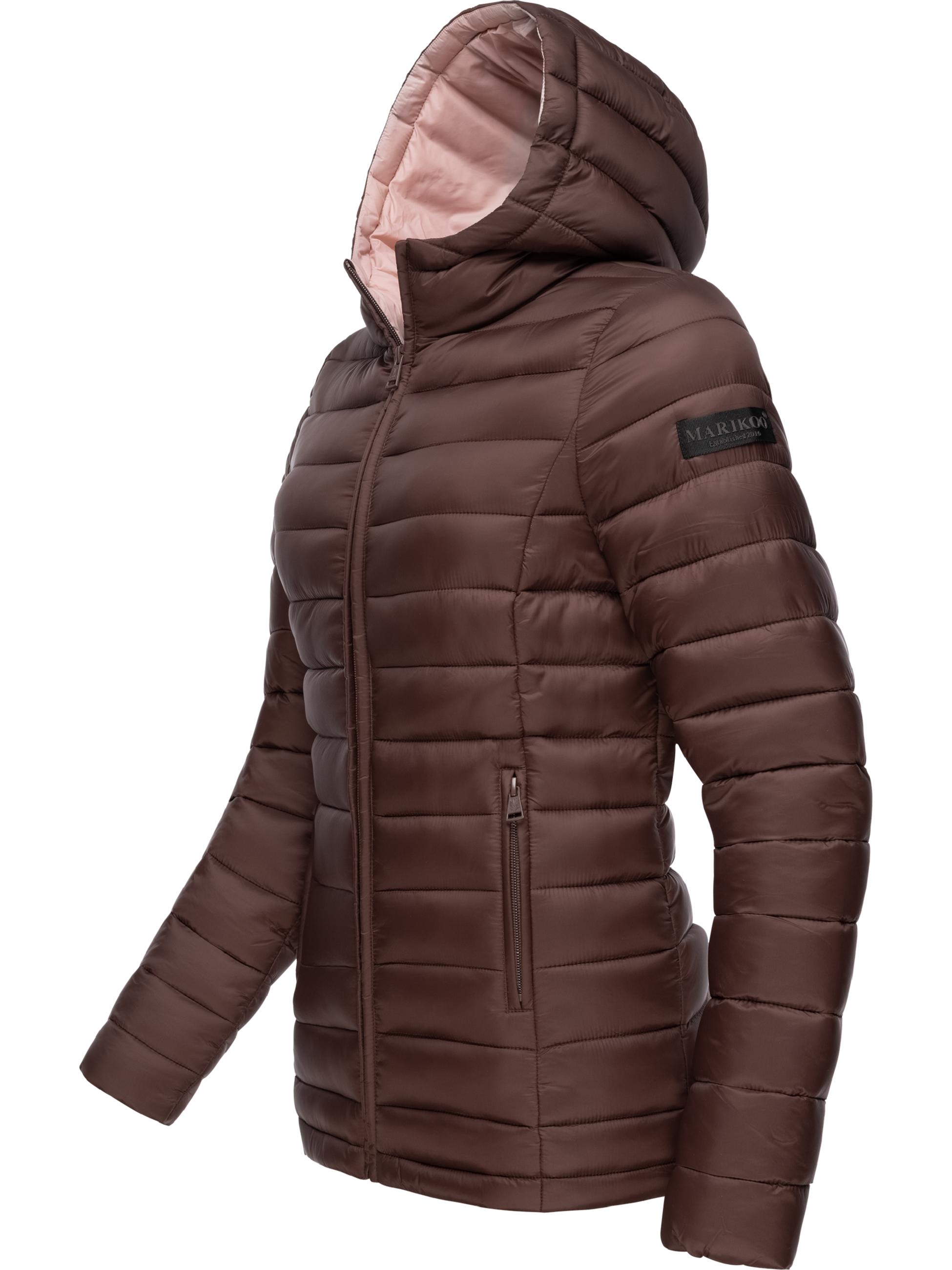 Leichte Steppjacke mit Kapuze "Lucy" Chocolate