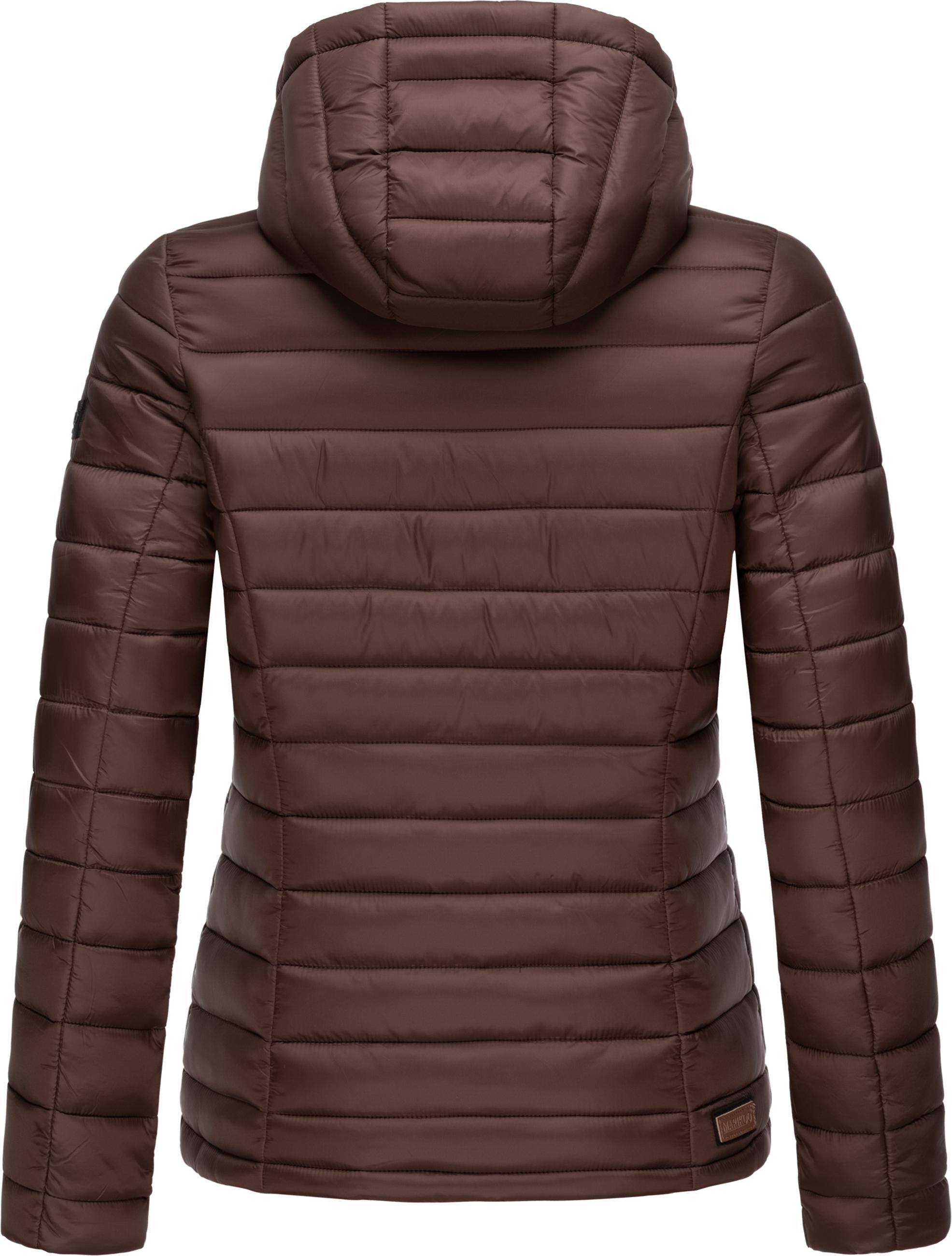 Leichte Steppjacke mit Kapuze "Lucy" Chocolate