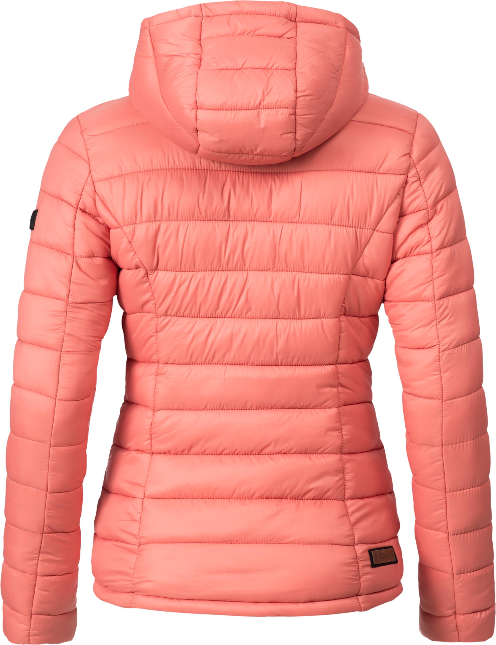 Leichte Steppjacke mit Kapuze "Lucy" Coral