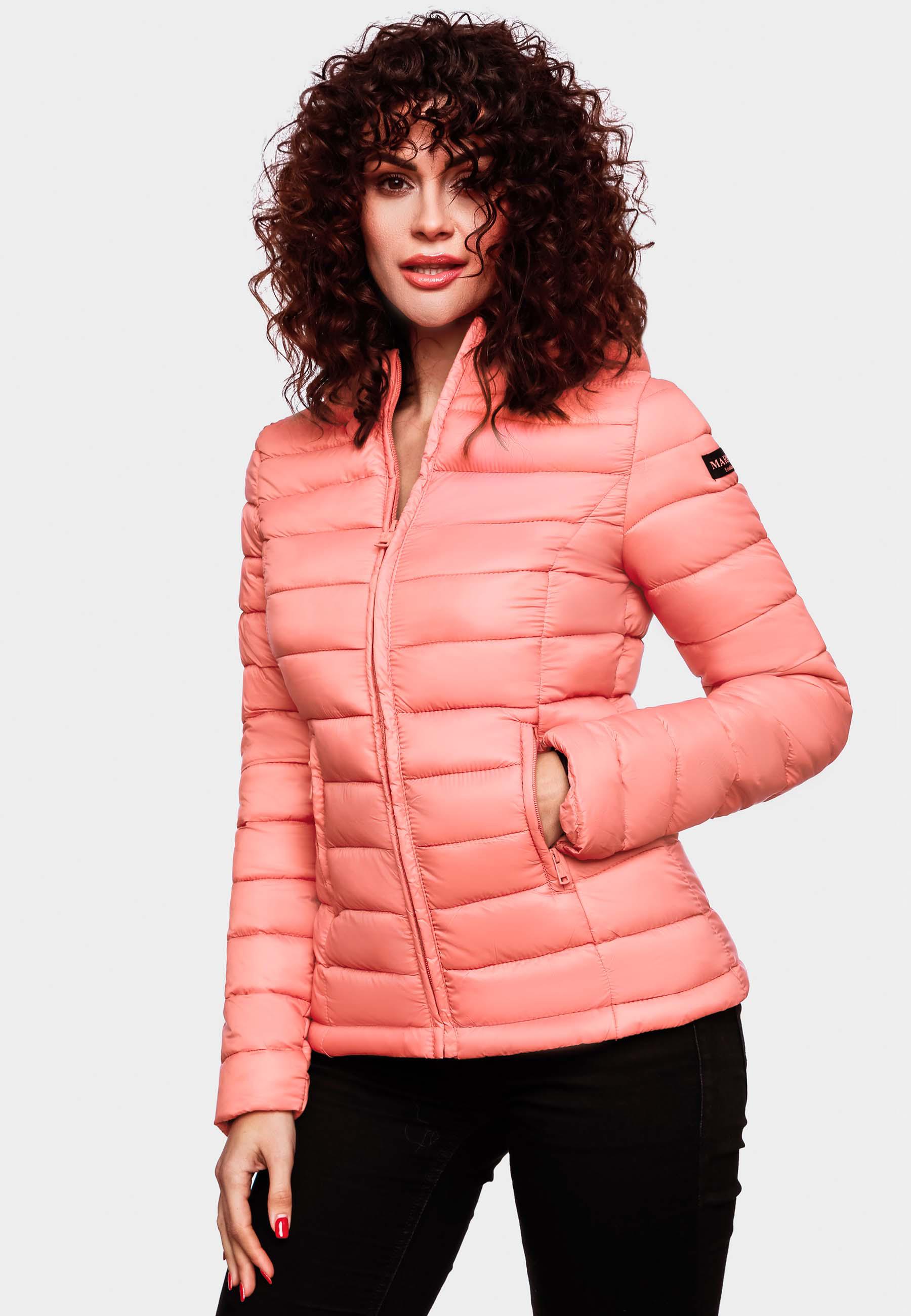 Leichte Steppjacke mit Kapuze "Lucy" Coral