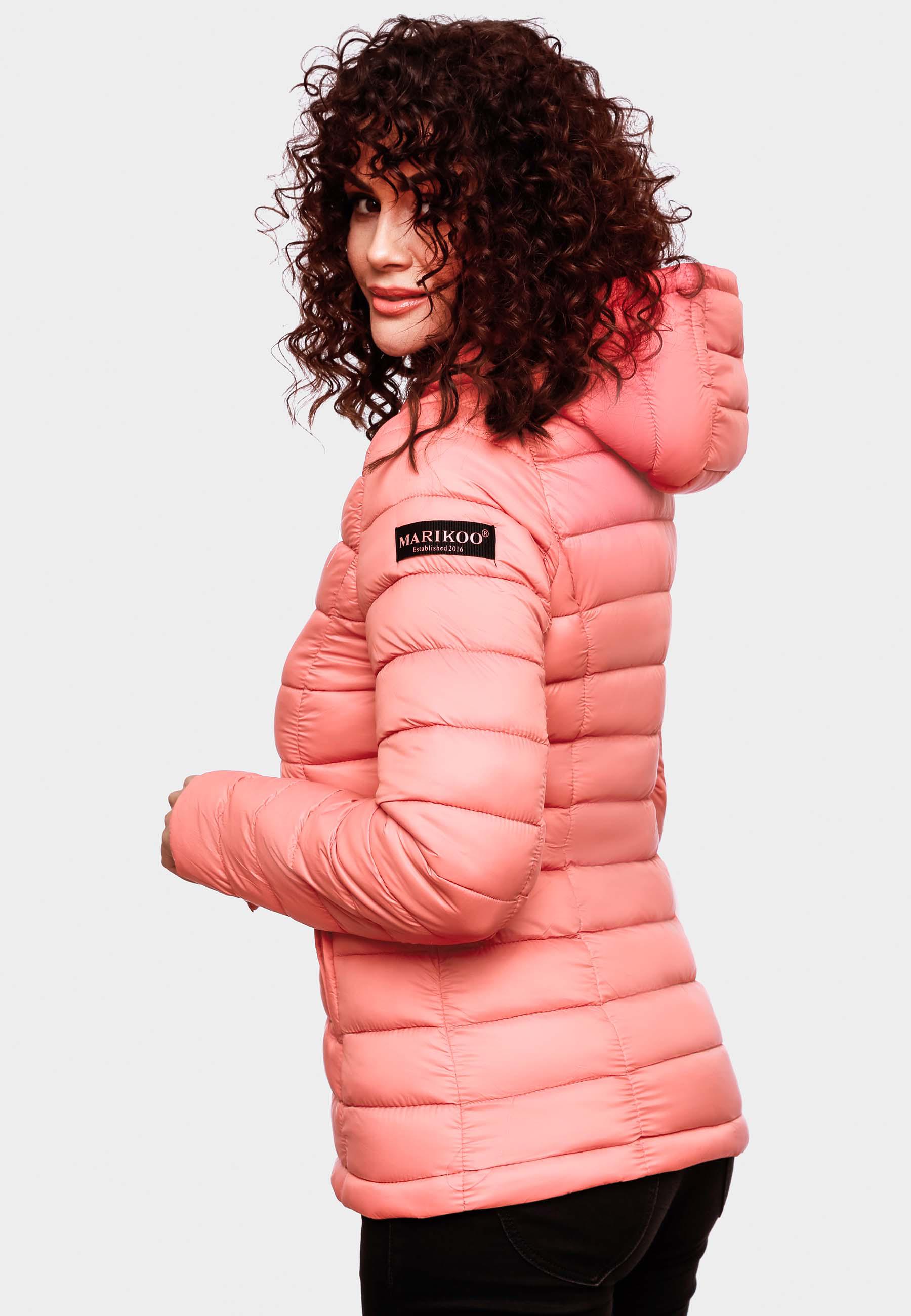 Leichte Steppjacke mit Kapuze "Lucy" Coral