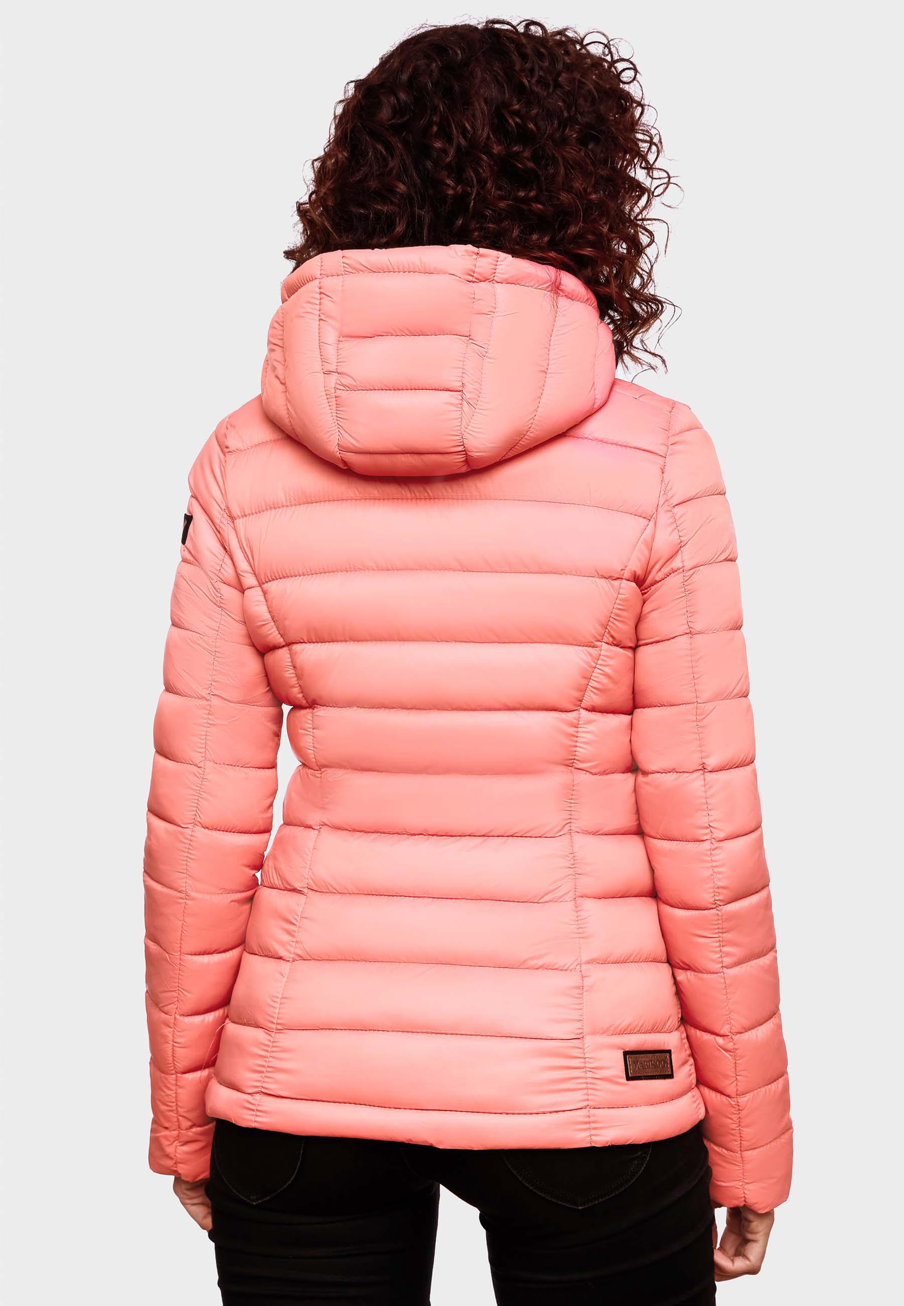 Leichte Steppjacke mit Kapuze "Lucy" Coral