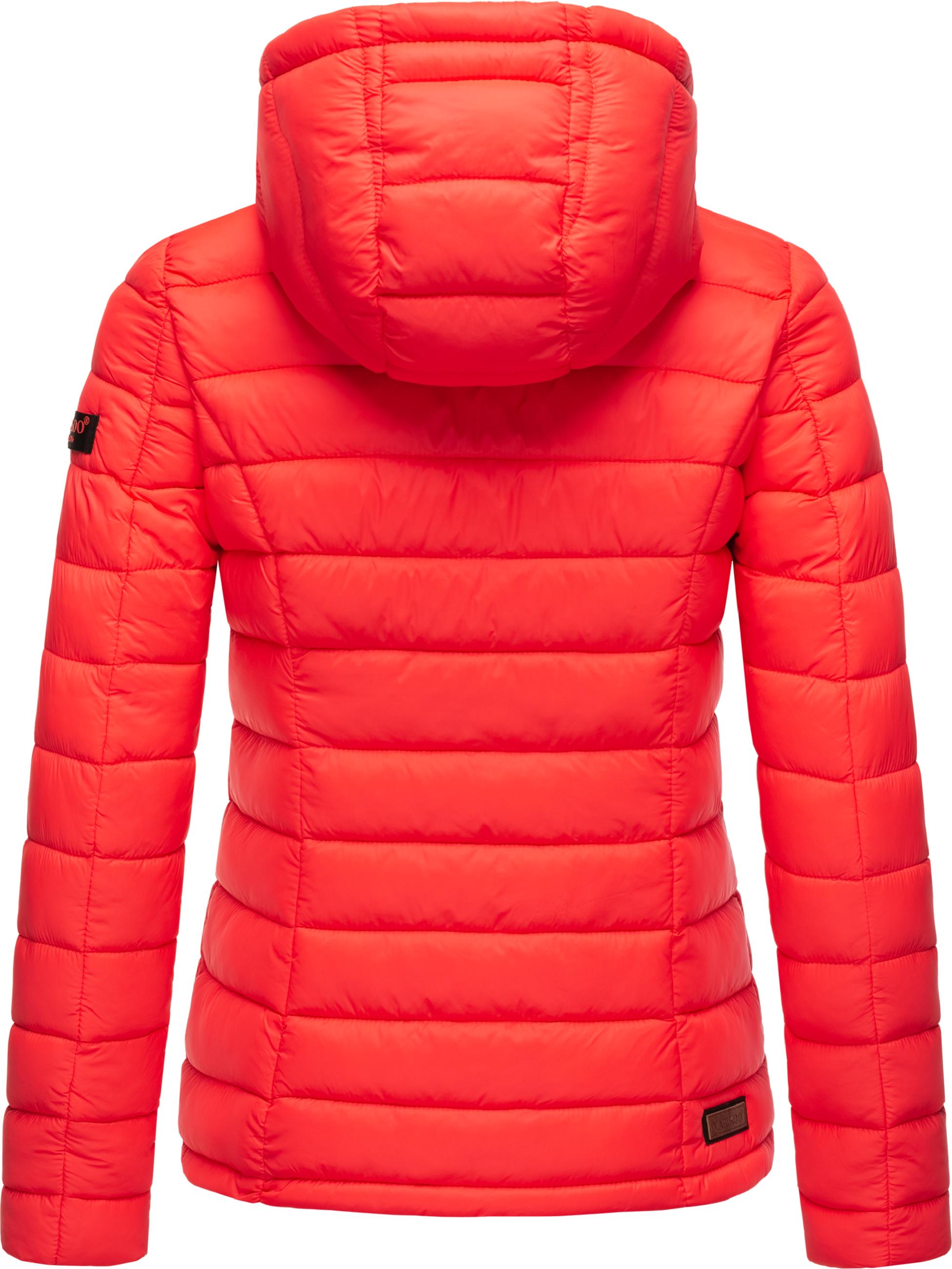 Leichte Steppjacke mit Kapuze "Lucy" Neon Coral