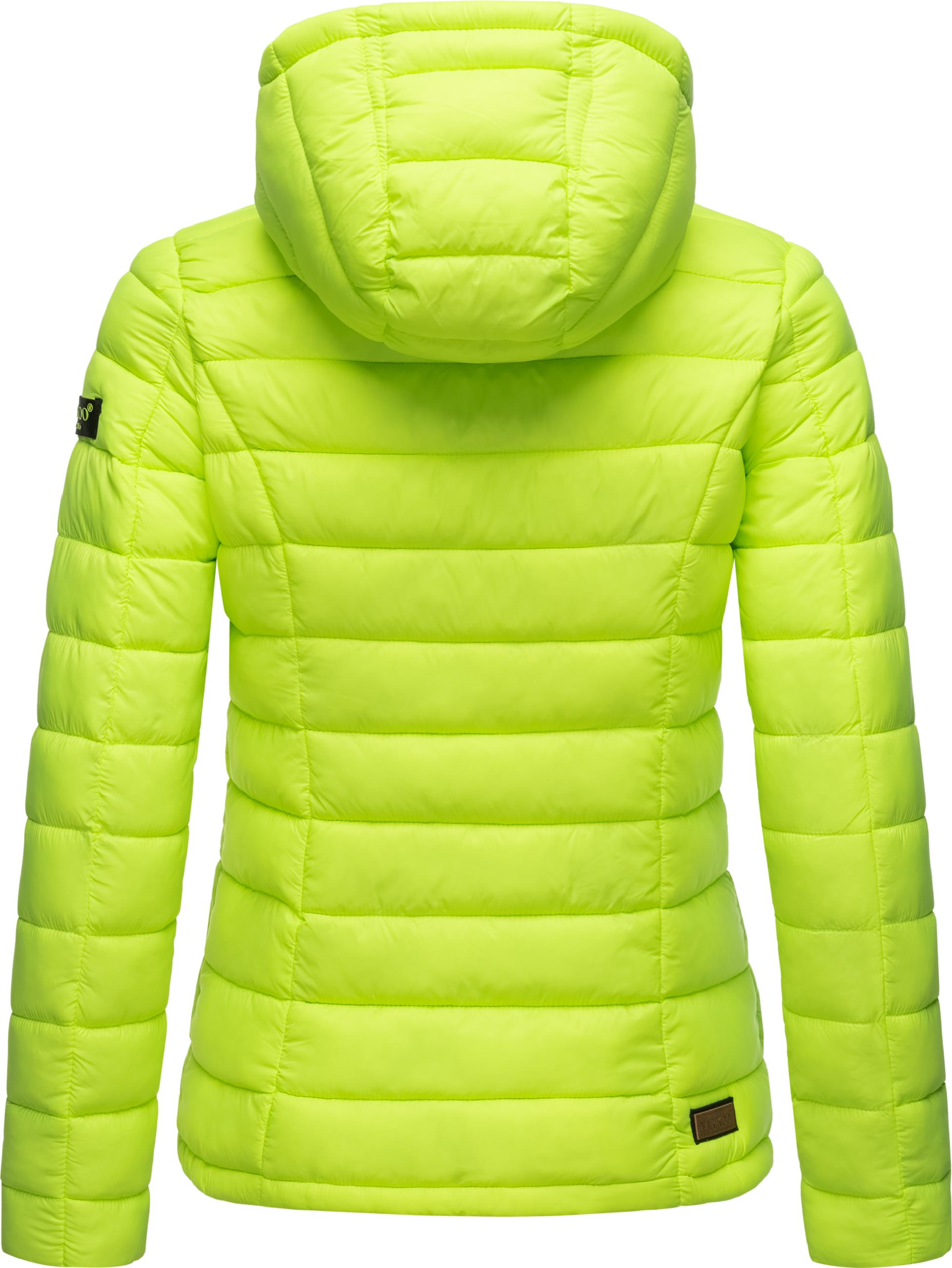 Leichte Steppjacke mit Kapuze "Lucy" Neon Green