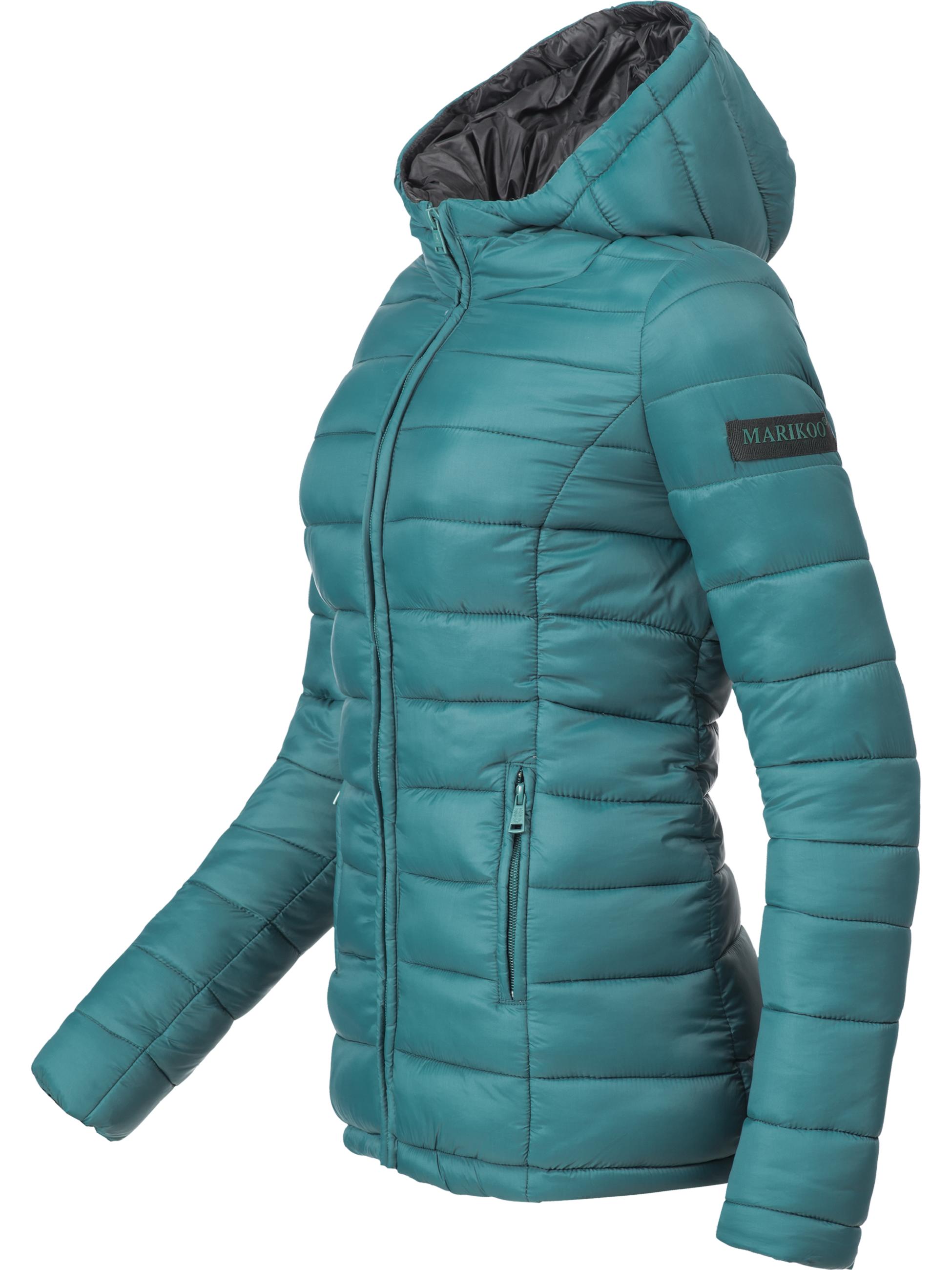 Leichte Steppjacke mit Kapuze "Lucy" Ocean Green