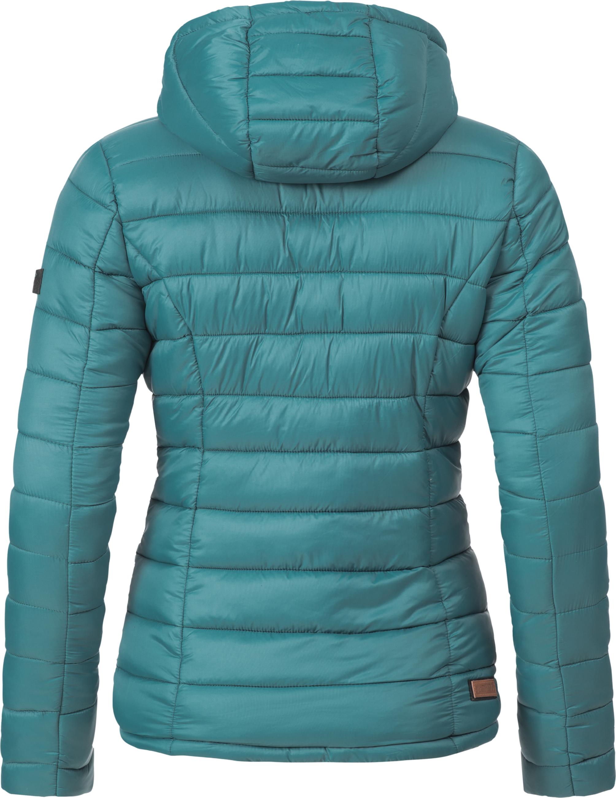 Leichte Steppjacke mit Kapuze "Lucy" Ocean Green