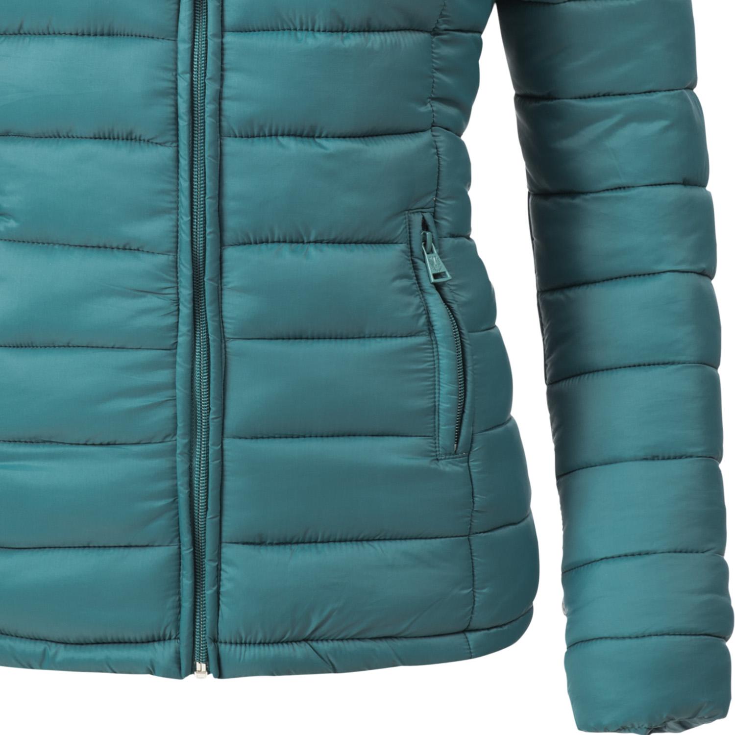 Leichte Steppjacke mit Kapuze "Lucy" Ocean Green