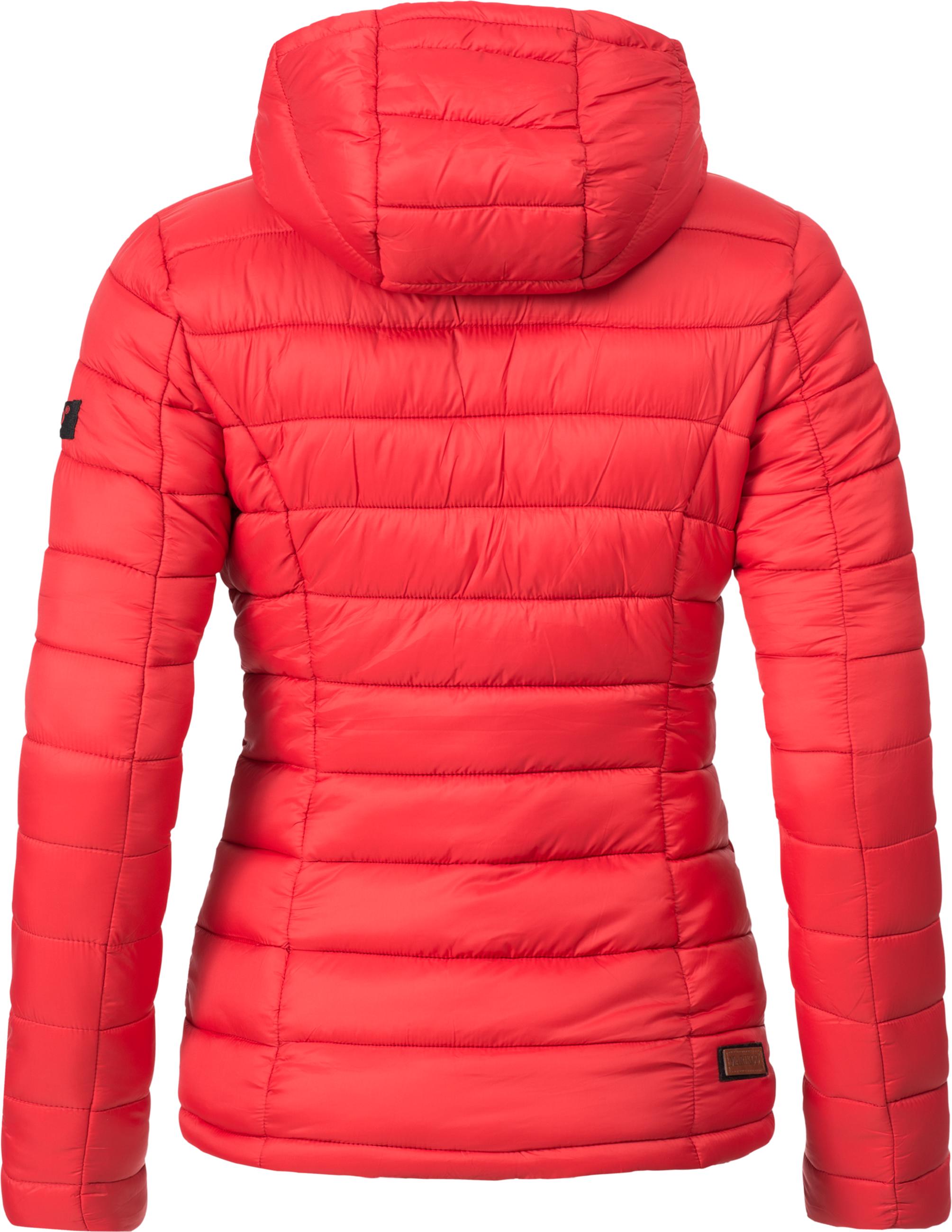 Leichte Steppjacke mit Kapuze "Lucy" Rot