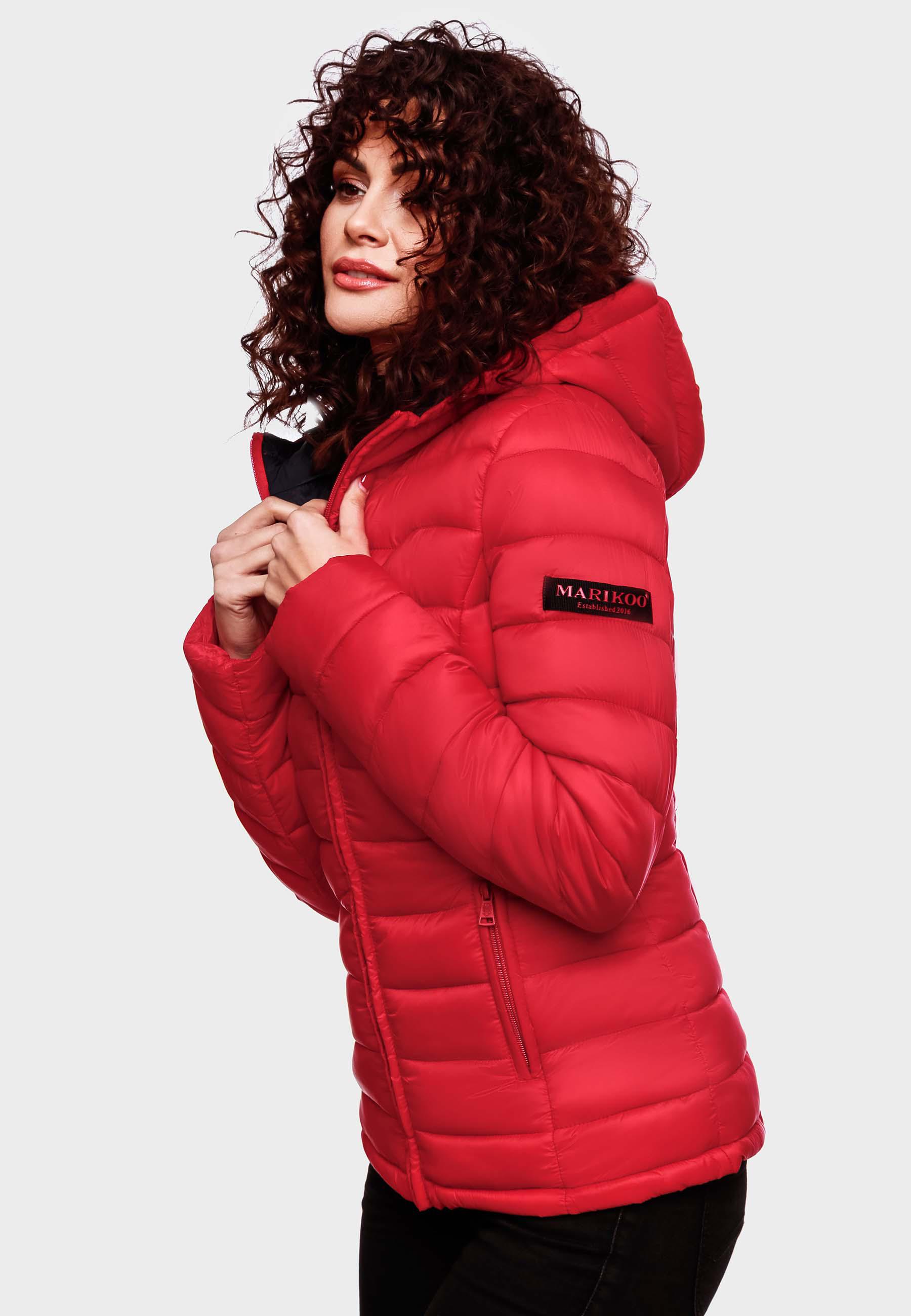 Leichte Steppjacke mit Kapuze "Lucy" Rot